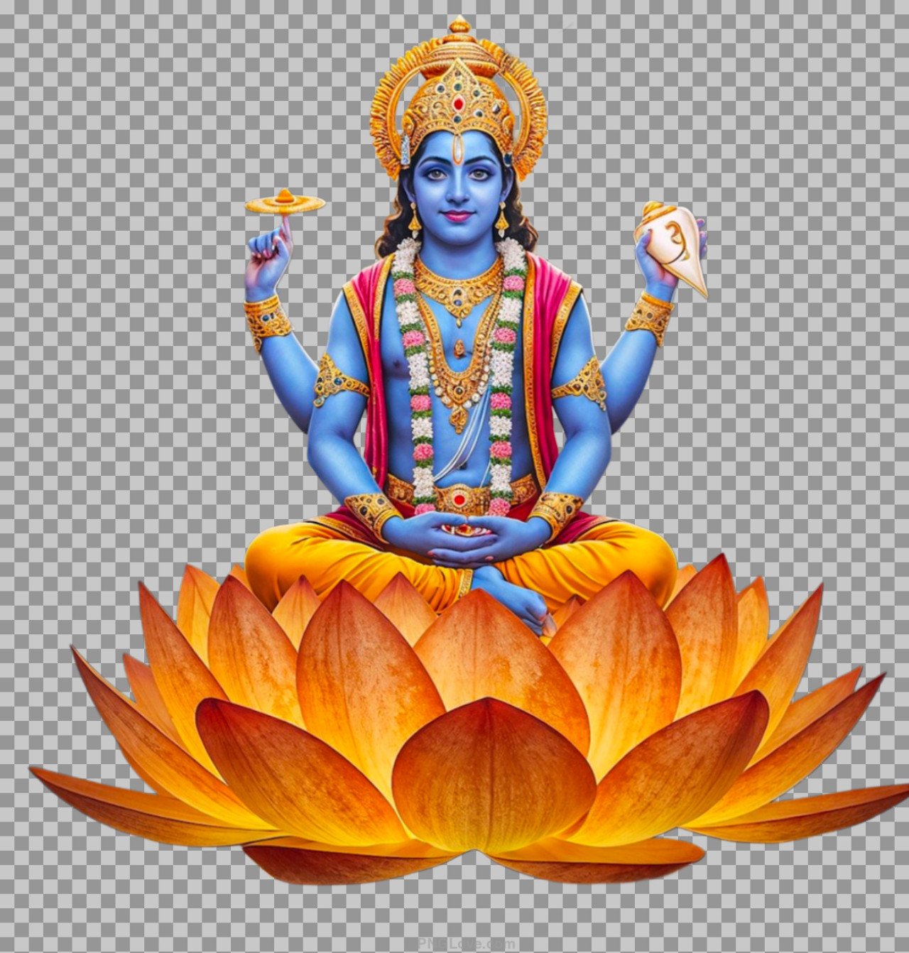 Bhagwan Vishnu PNG image download