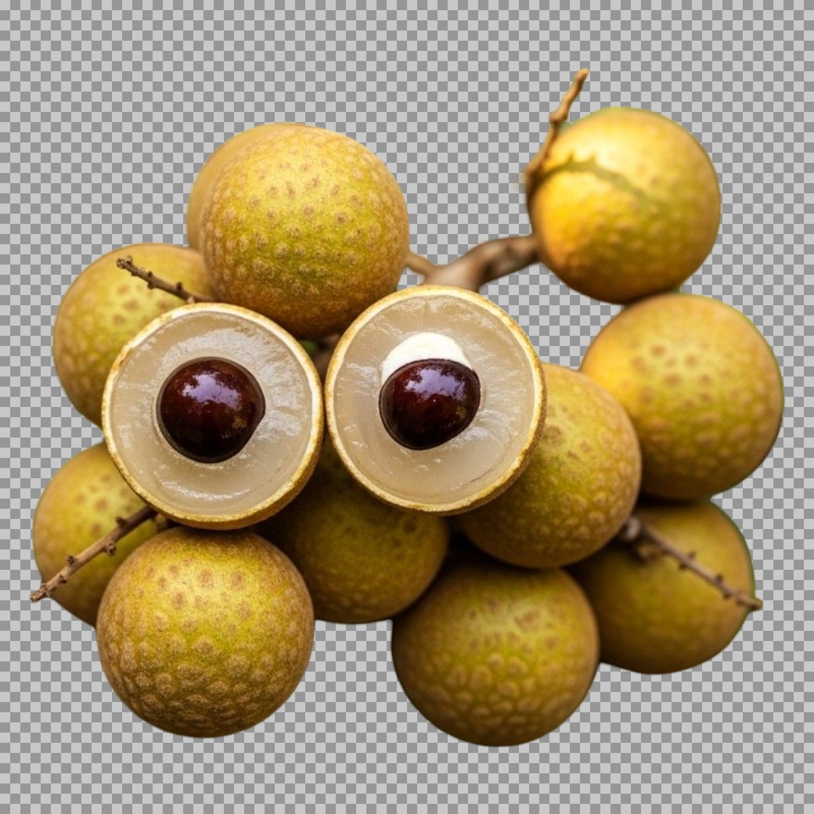 Bunch of Longan Fruit PNG | Transparent Dragon