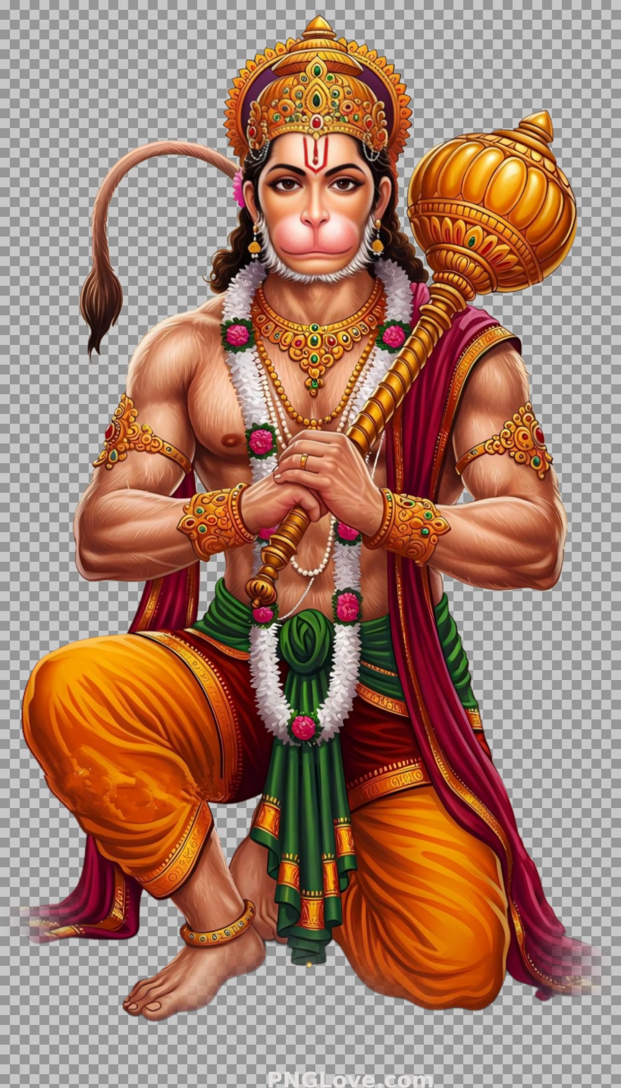 Lord Hanuman PNG transparent image download
