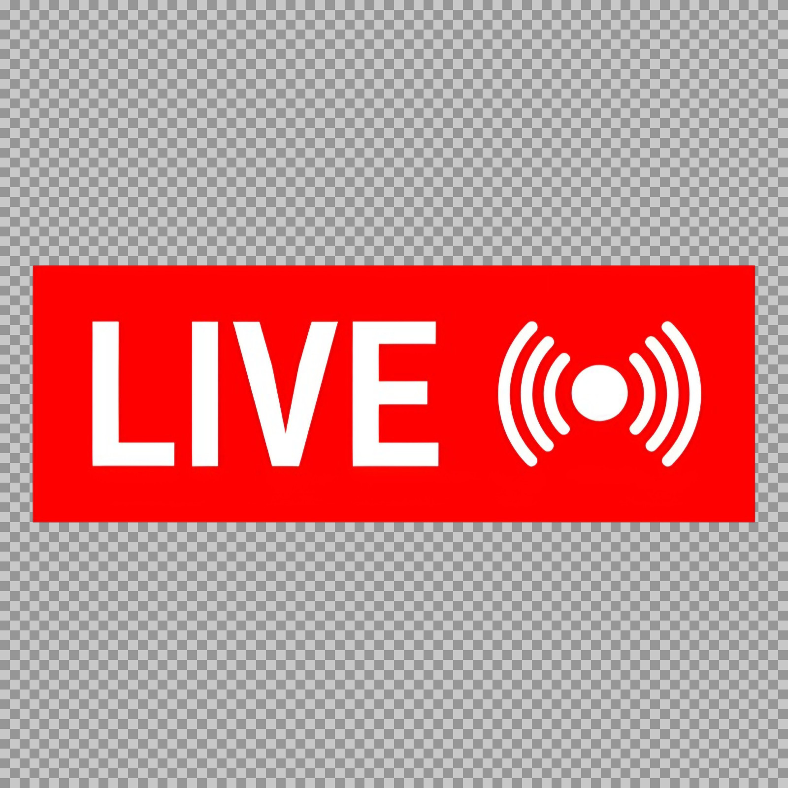 Live Streaming Icon PNG | Red Broadcast Button...