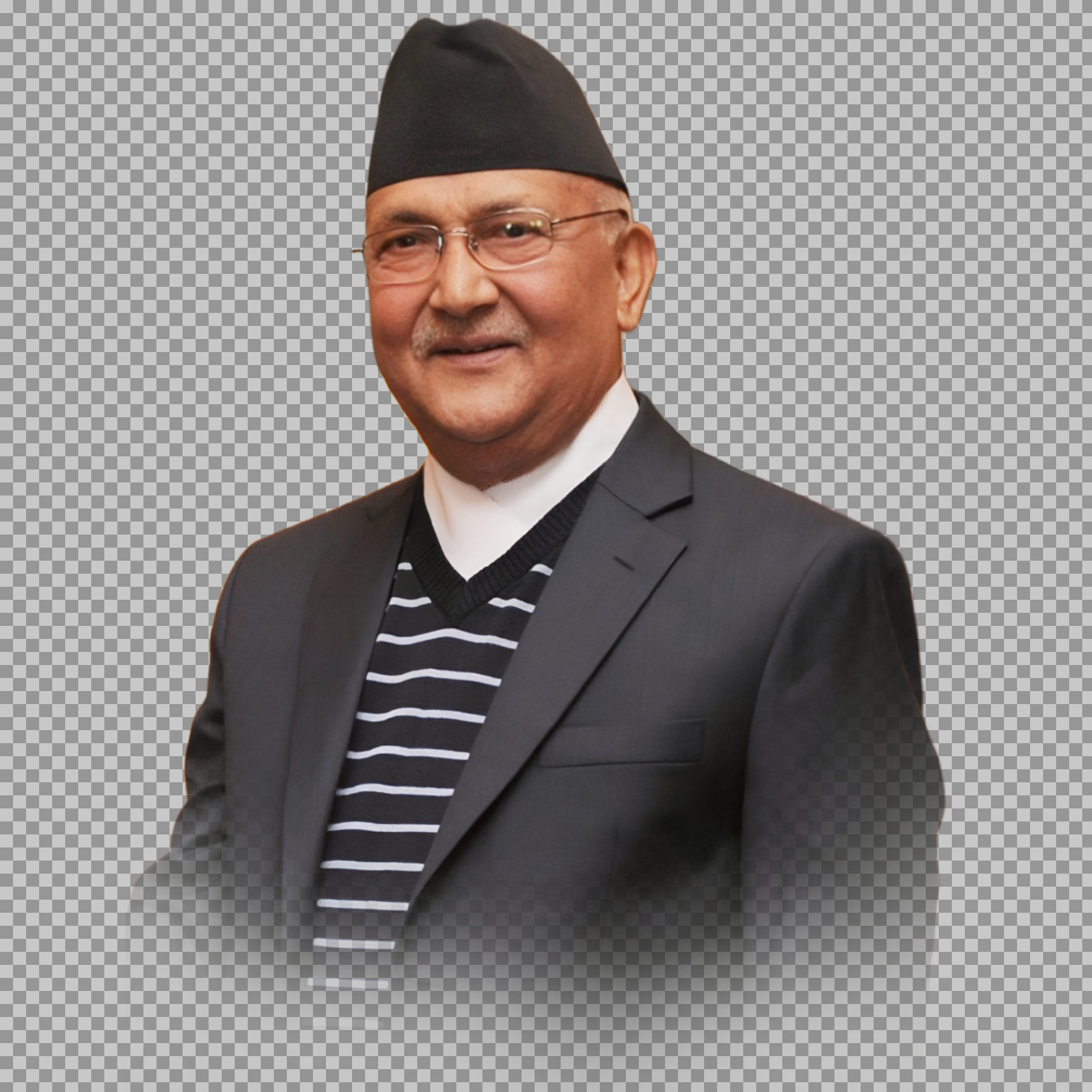KP Sharma Oli PNG Image | Former Prime Minister of Nepal