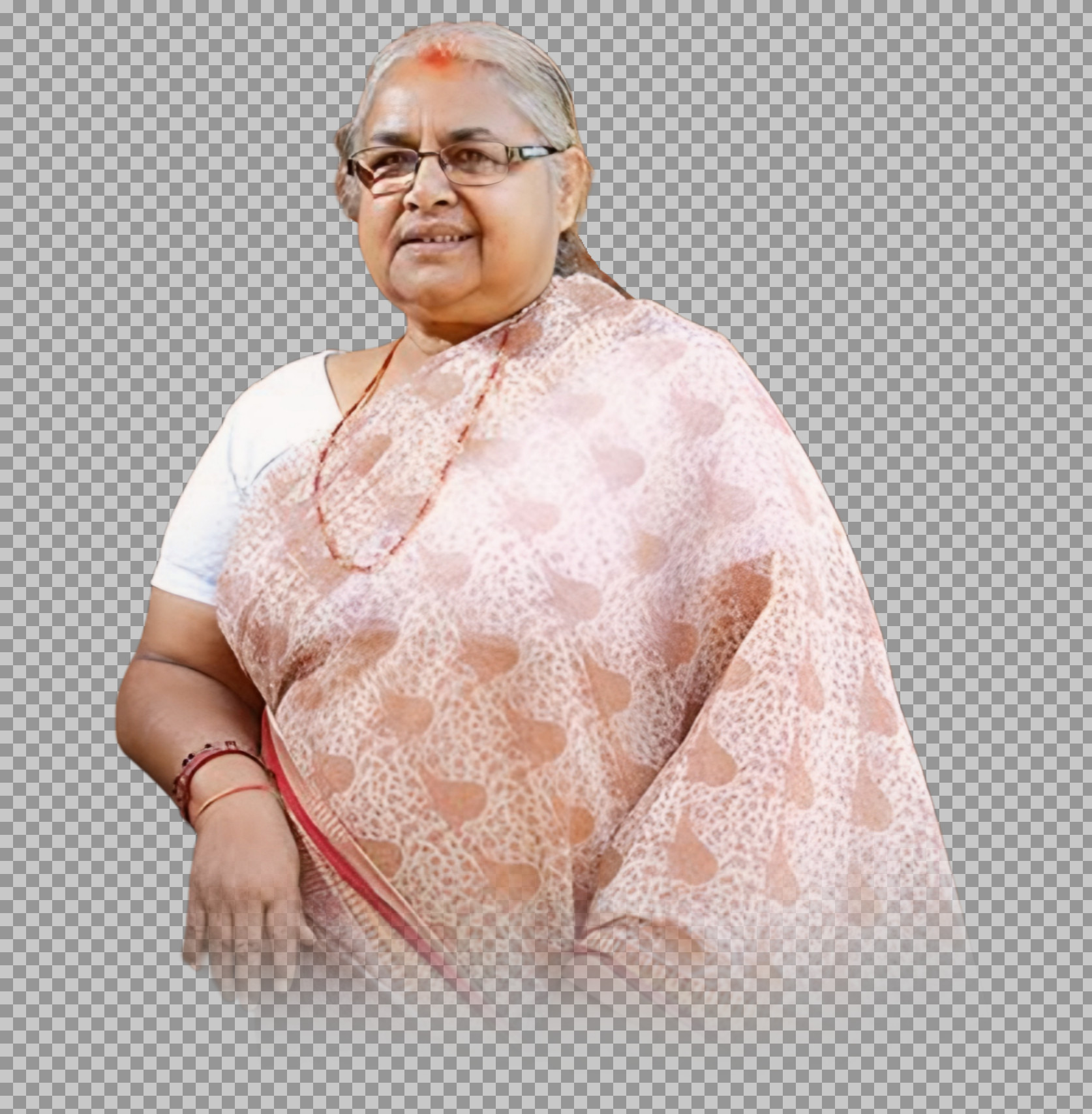 Portrait of Sushila Karki png | Former Chief Justice of Nepal