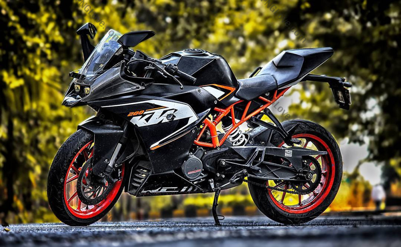 KTM RC 200 Wallpaper | Stylish Sports Bike Photo