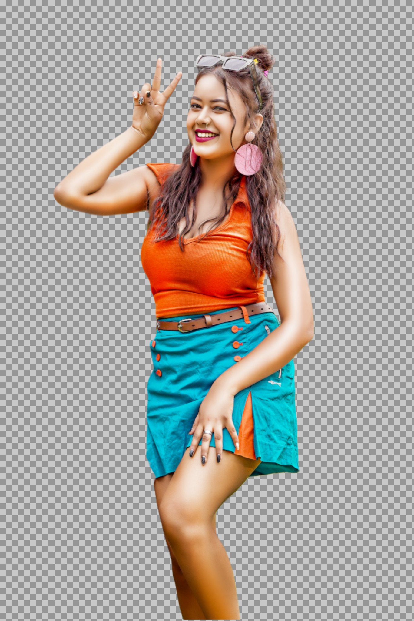 Actress Palak queen PNG image download