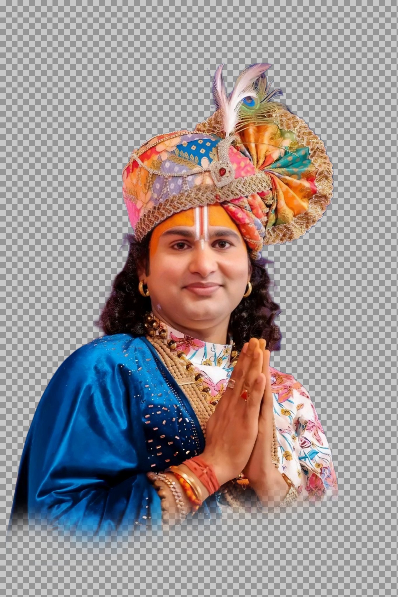 Shri anuradhacharya Ji Maharaj  HD photo PNG image