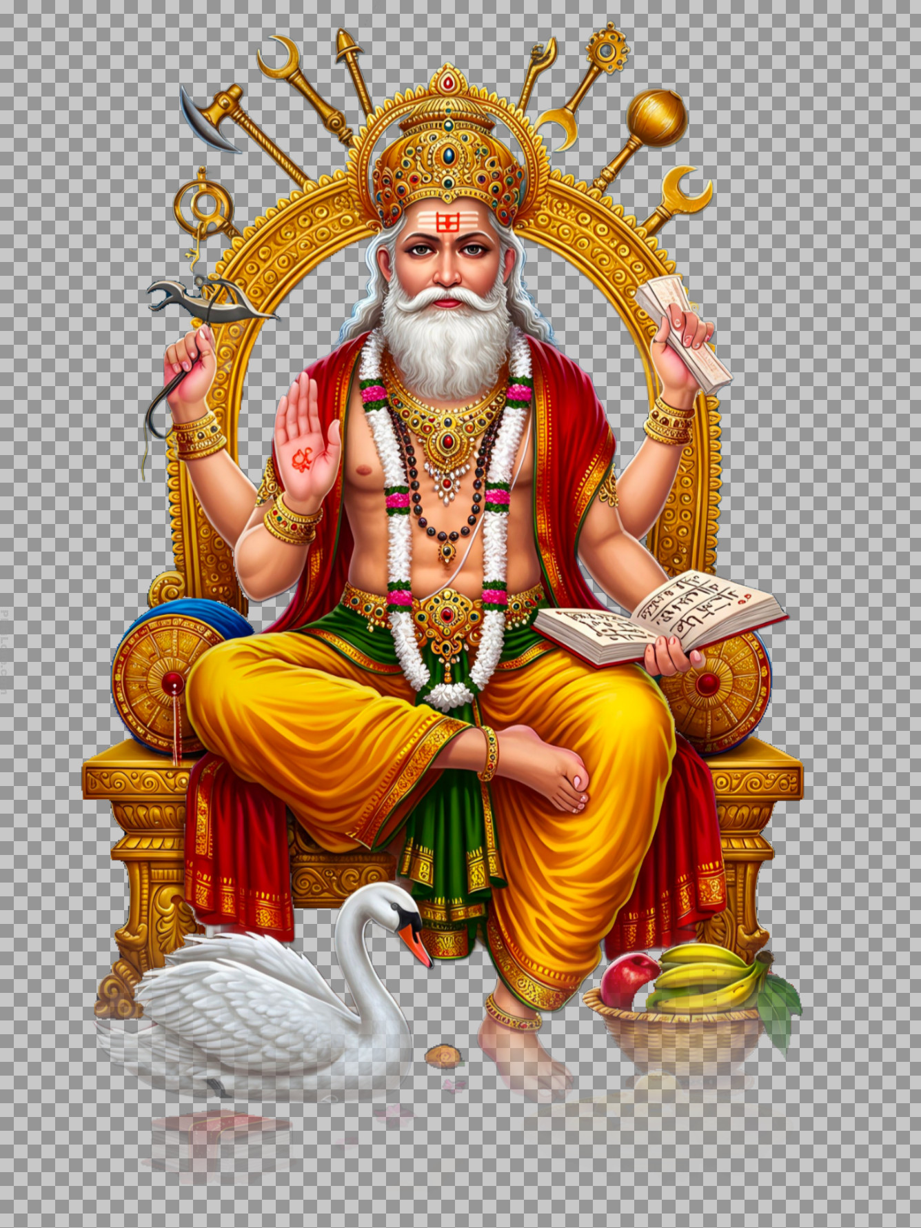 Lord Vishwakarma PNG | HD Image of the Divine Architect