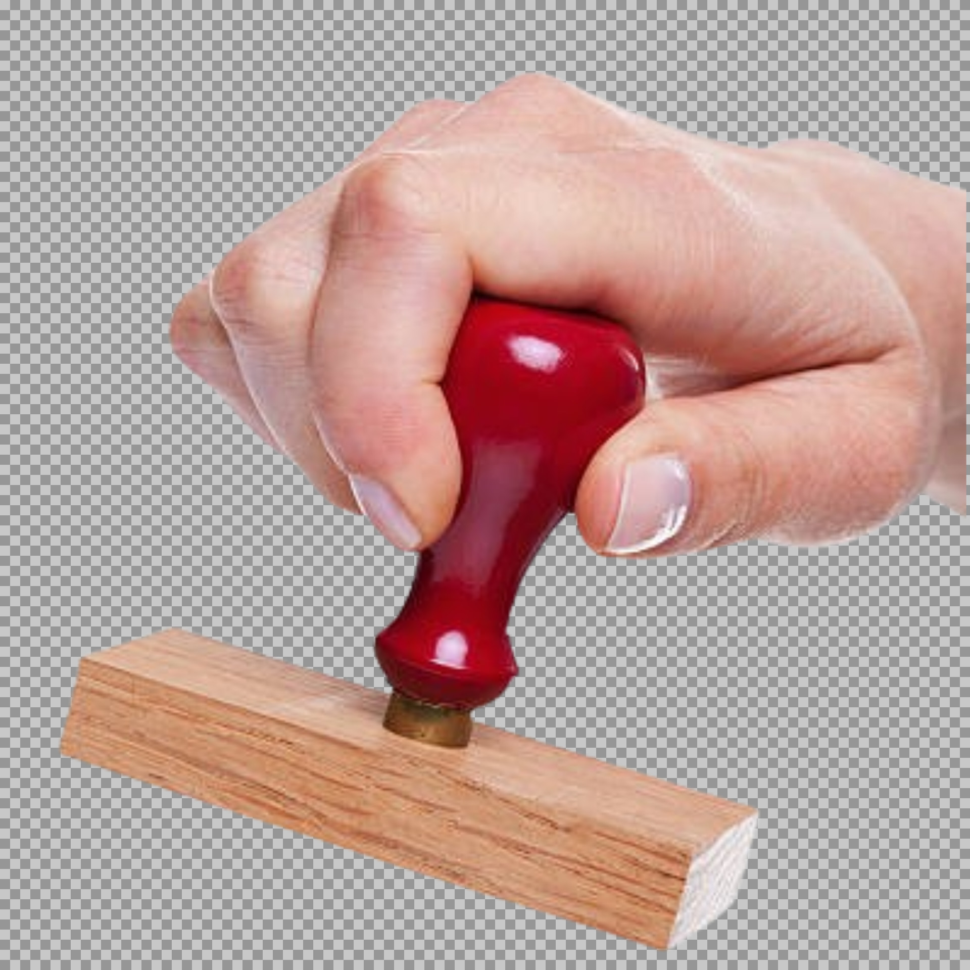 Hand Holding Stamp PNG | Free Official & Approval Clipart...