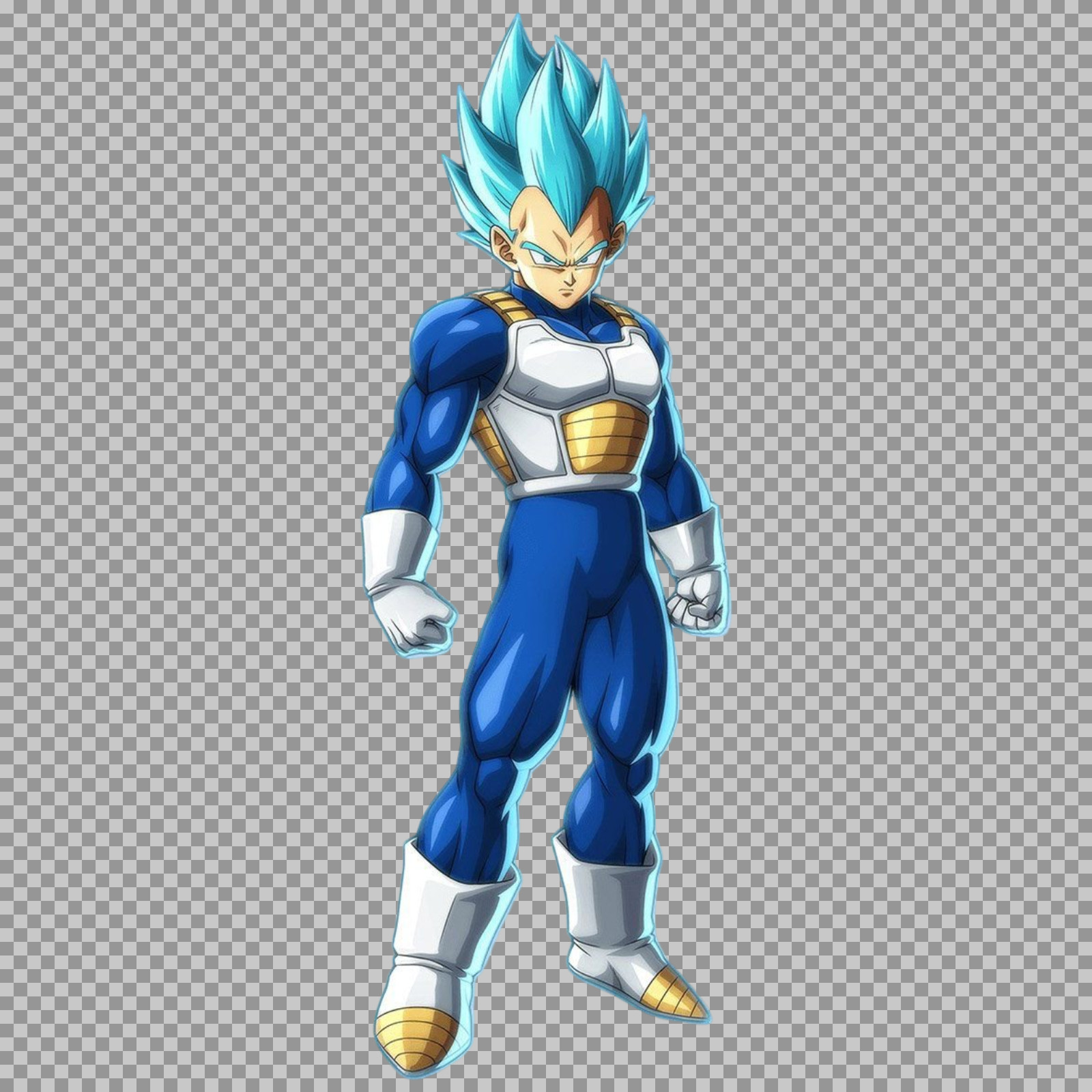 Super Saiyan Blue Vegeta PNG | Free Transparent Dragon Ball Super Image