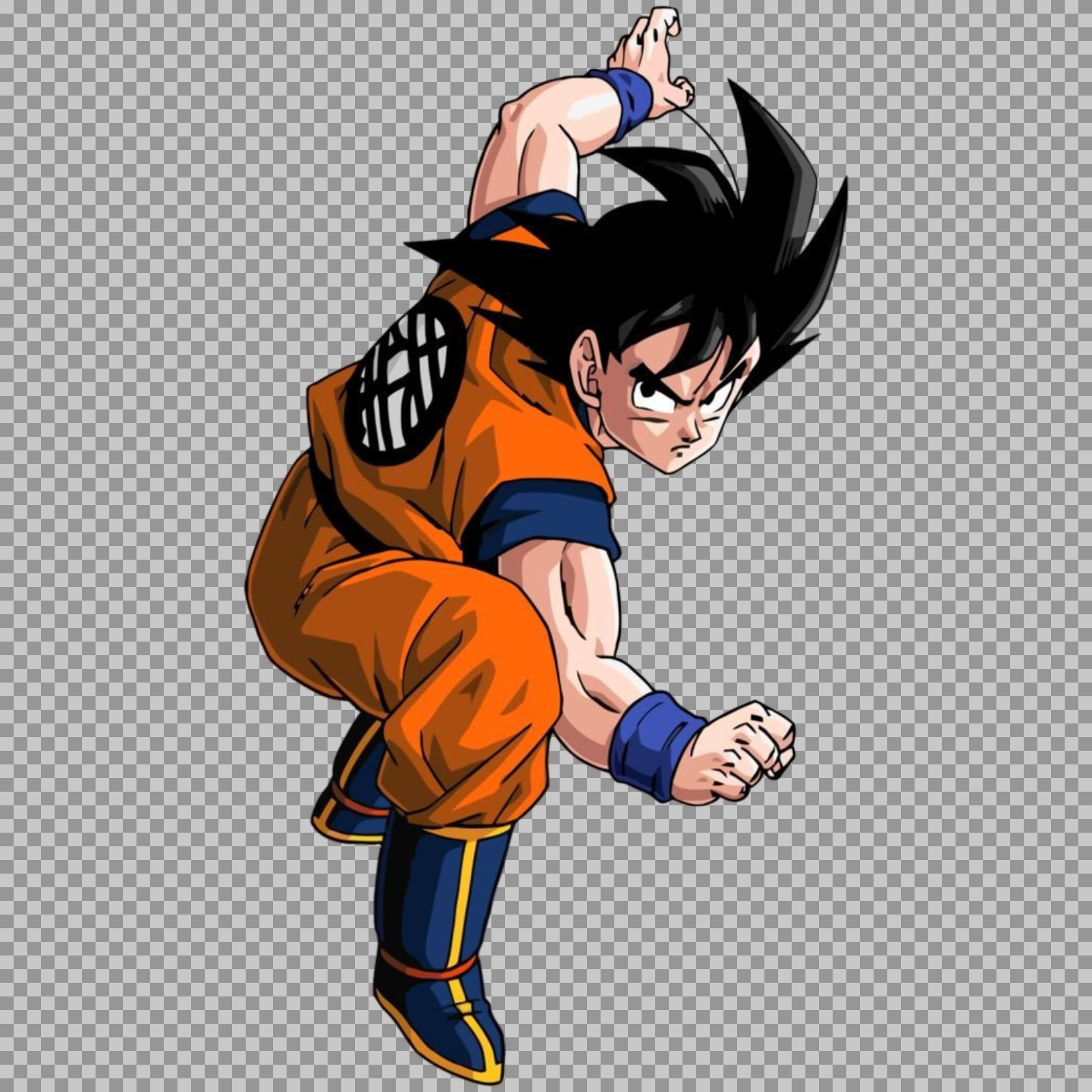 Goku Action Pose PNG | Free Transparent Dragon Ball Z Image...
