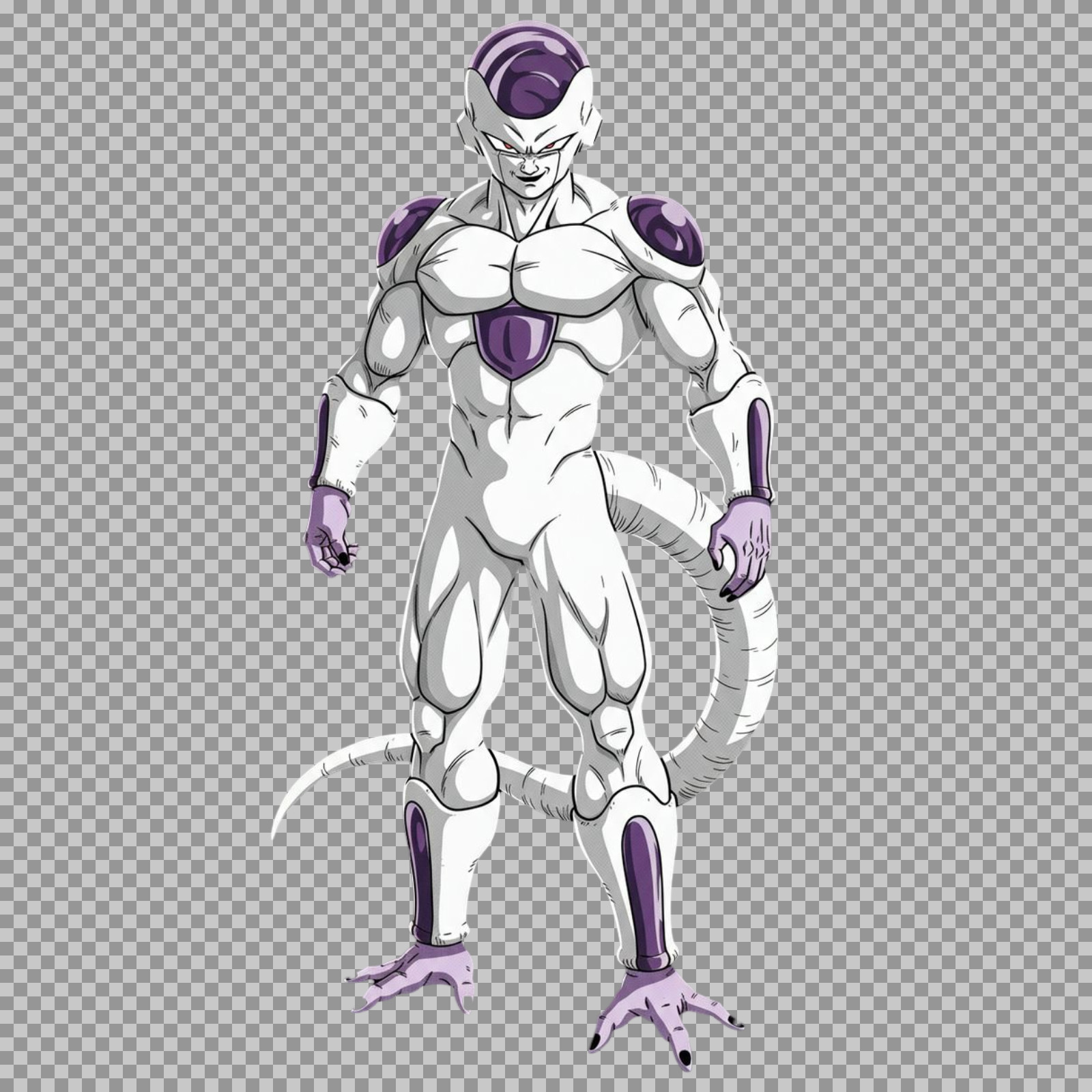 100% Full Power Frieza PNG | Free Transparent DBZ Villain Image