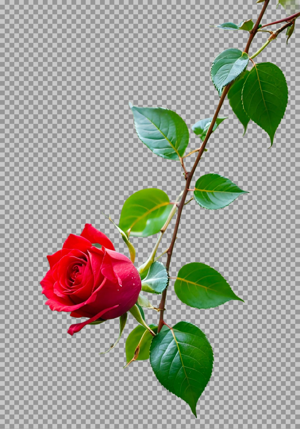 hanging rose PNG transparent image download