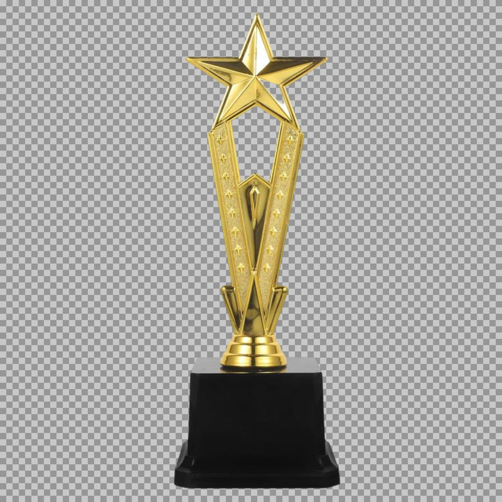 Gold Star Victory Trophy PNG | Award for Winners...