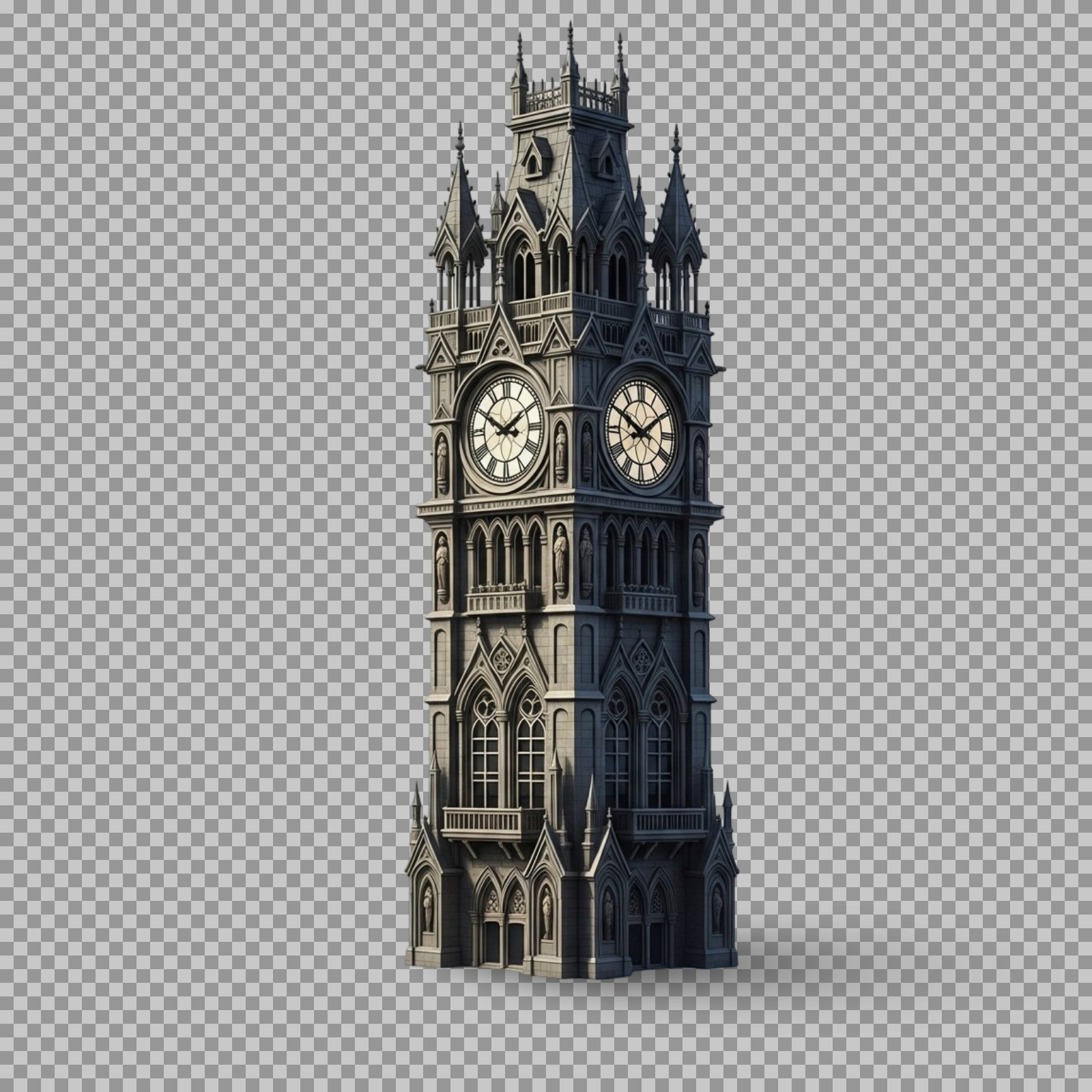 Gothic Clock Tower PNG | Free Transparent Fantasy Image...