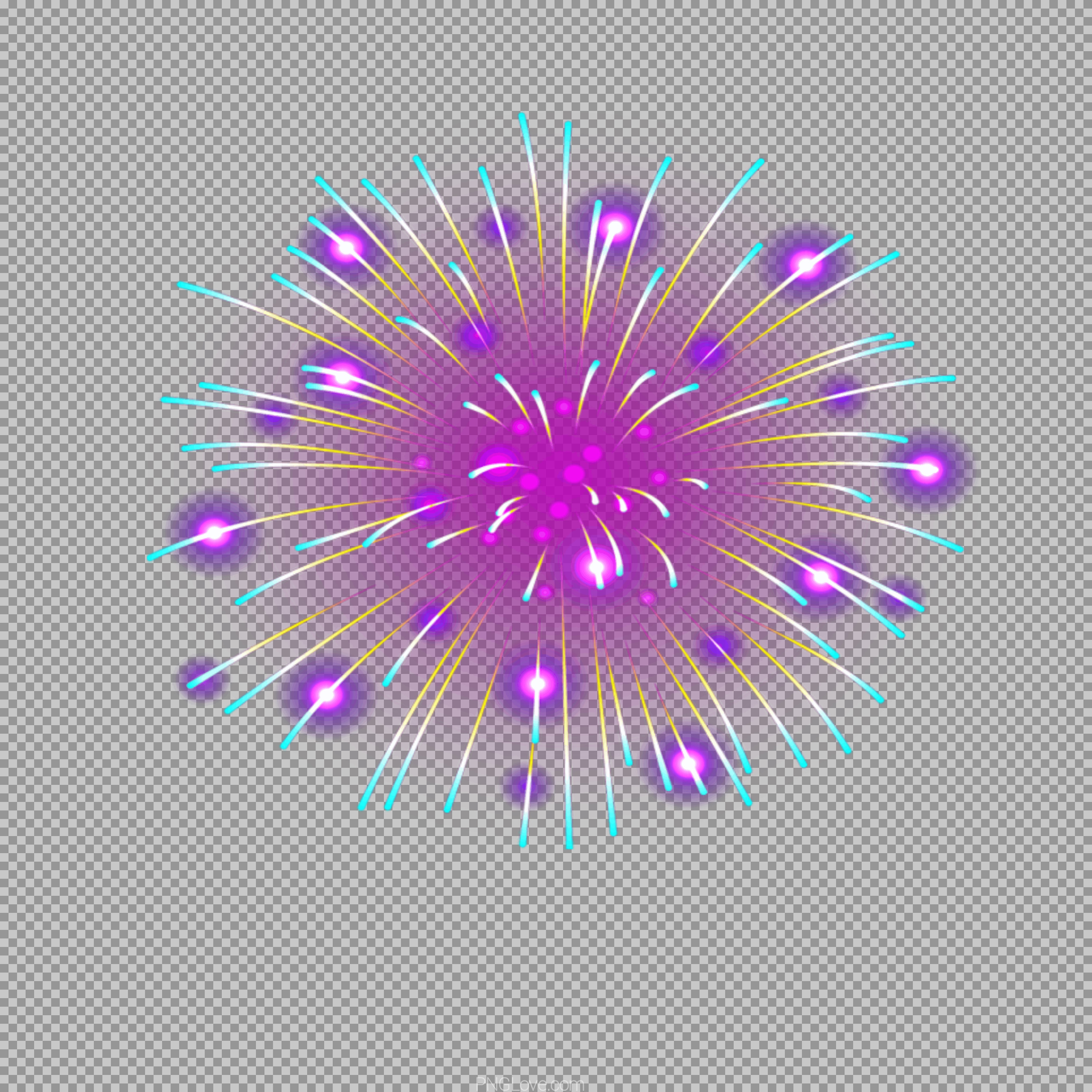 Colorful Firework Burst PNG | Free Celebration Clipart...