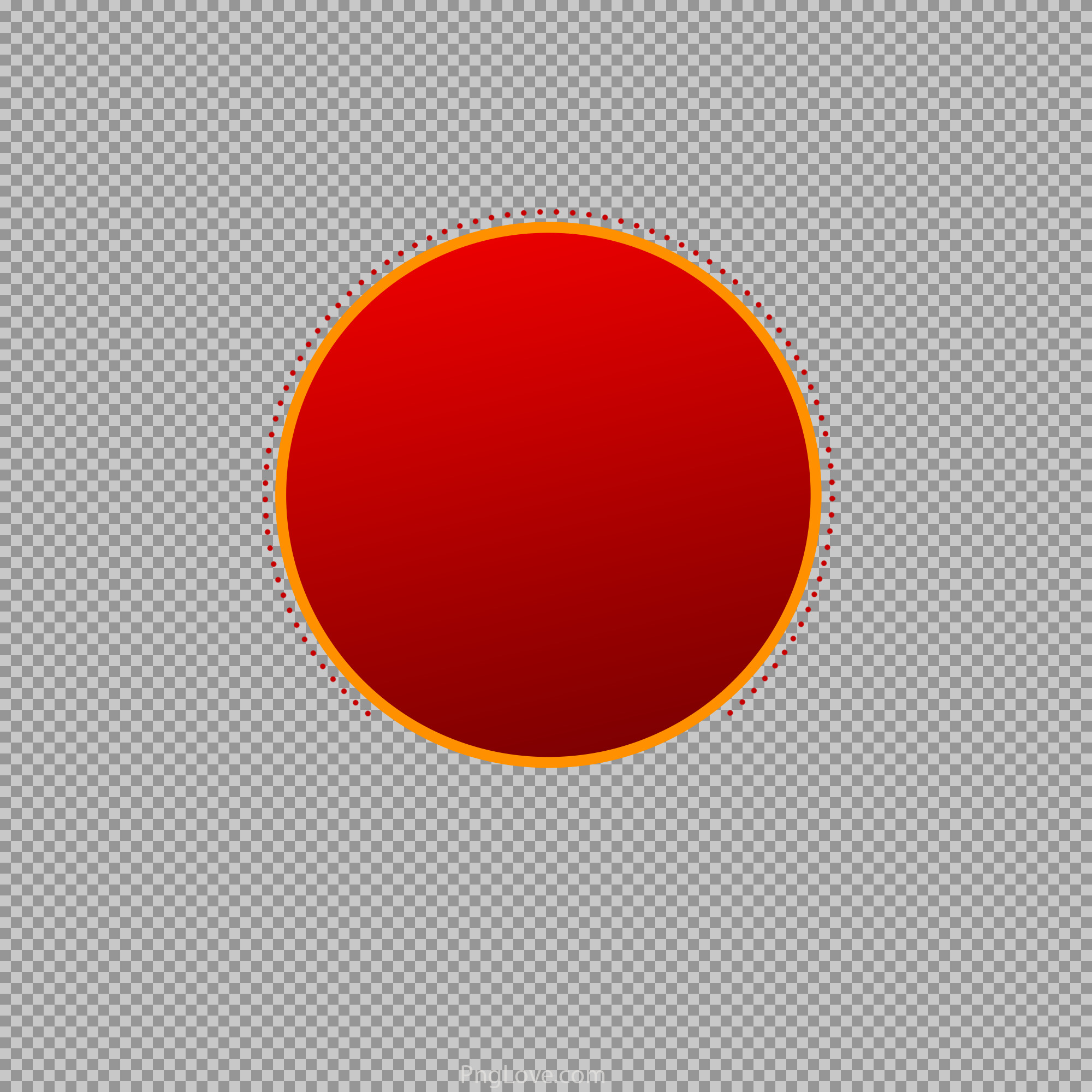 Red Circle on Square PNG | Free Geometric Graphic Download...