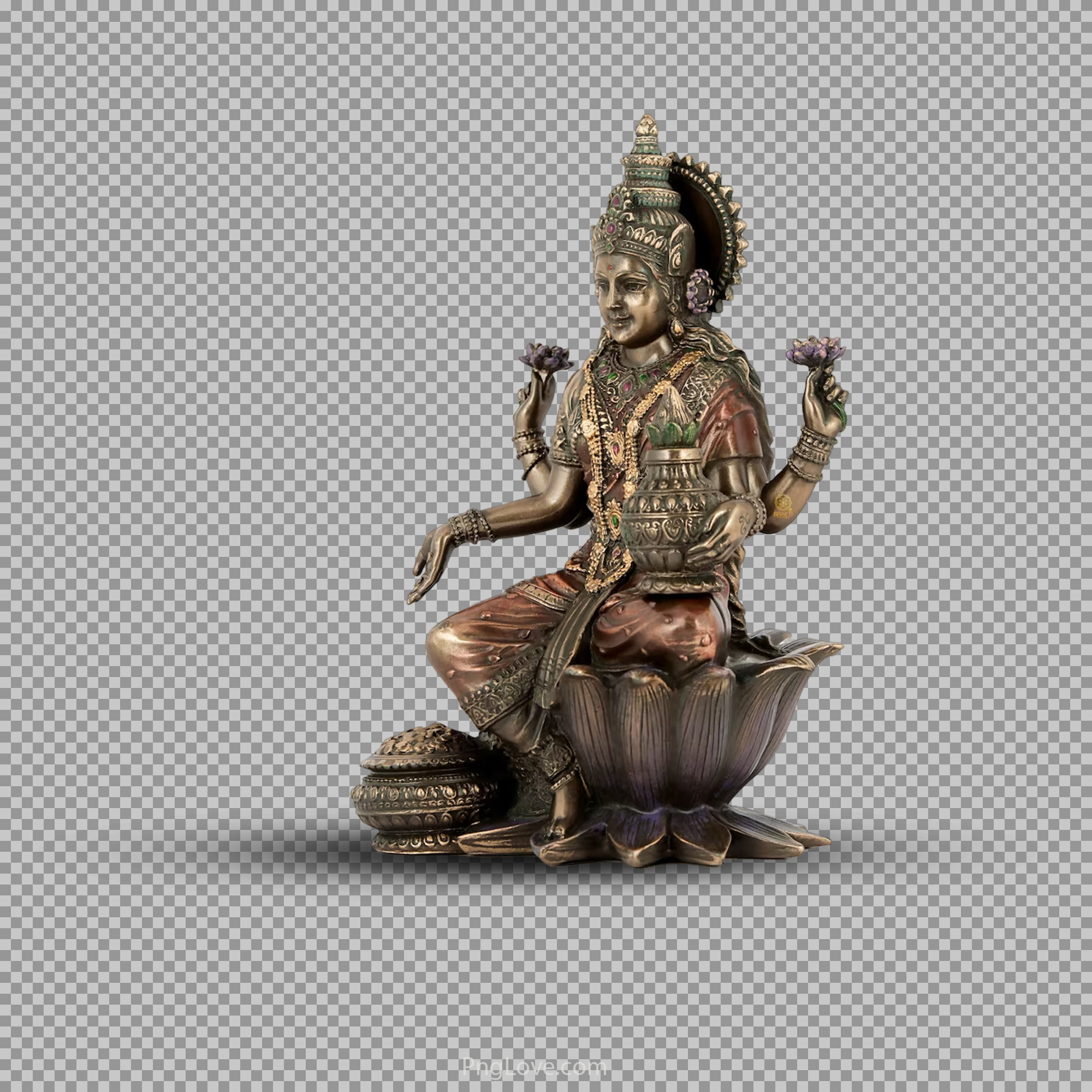 Goddess Lakshmi Statue PNG | Free HD Idol Download...