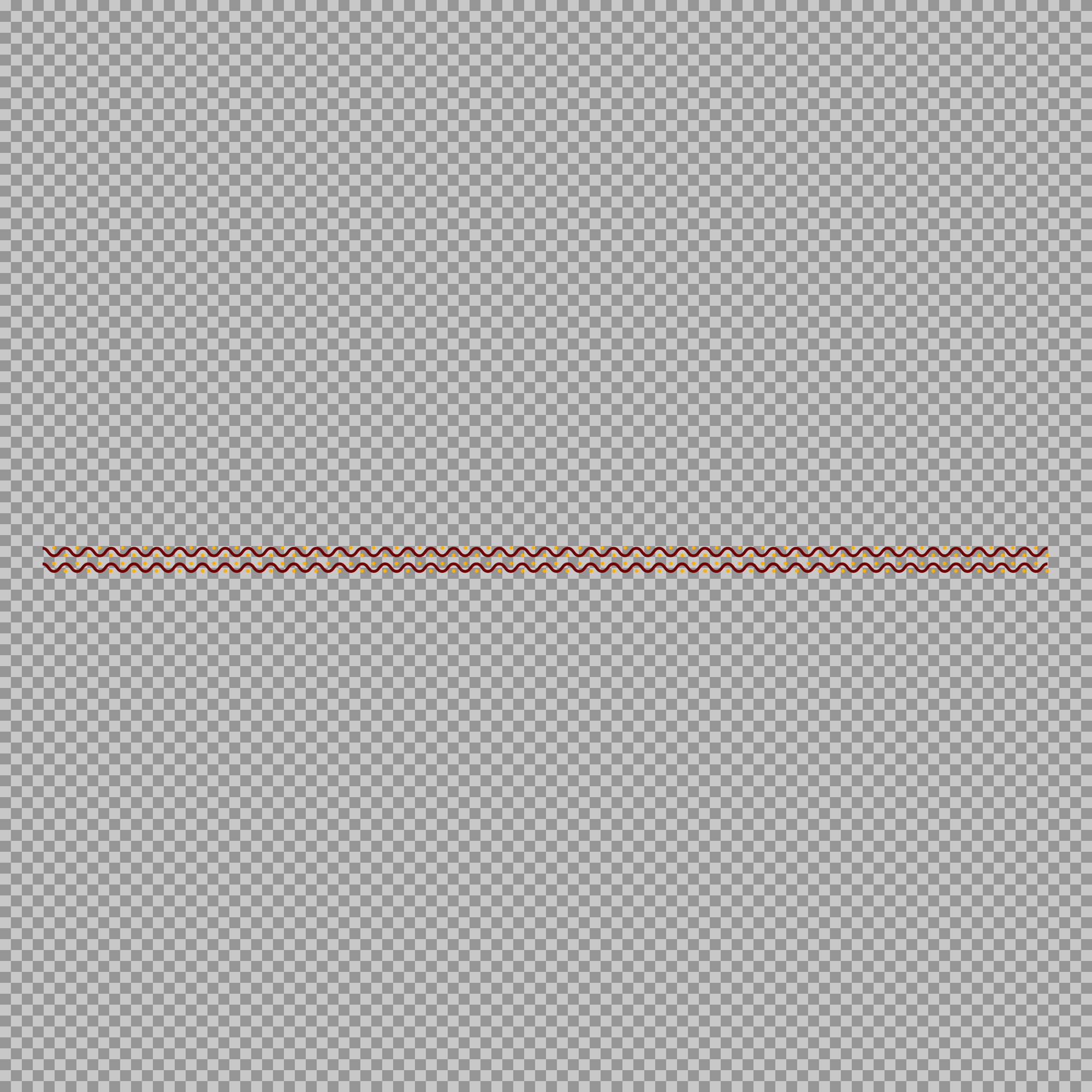 Decorative Red and Yellow Line PNG | Border Clipart