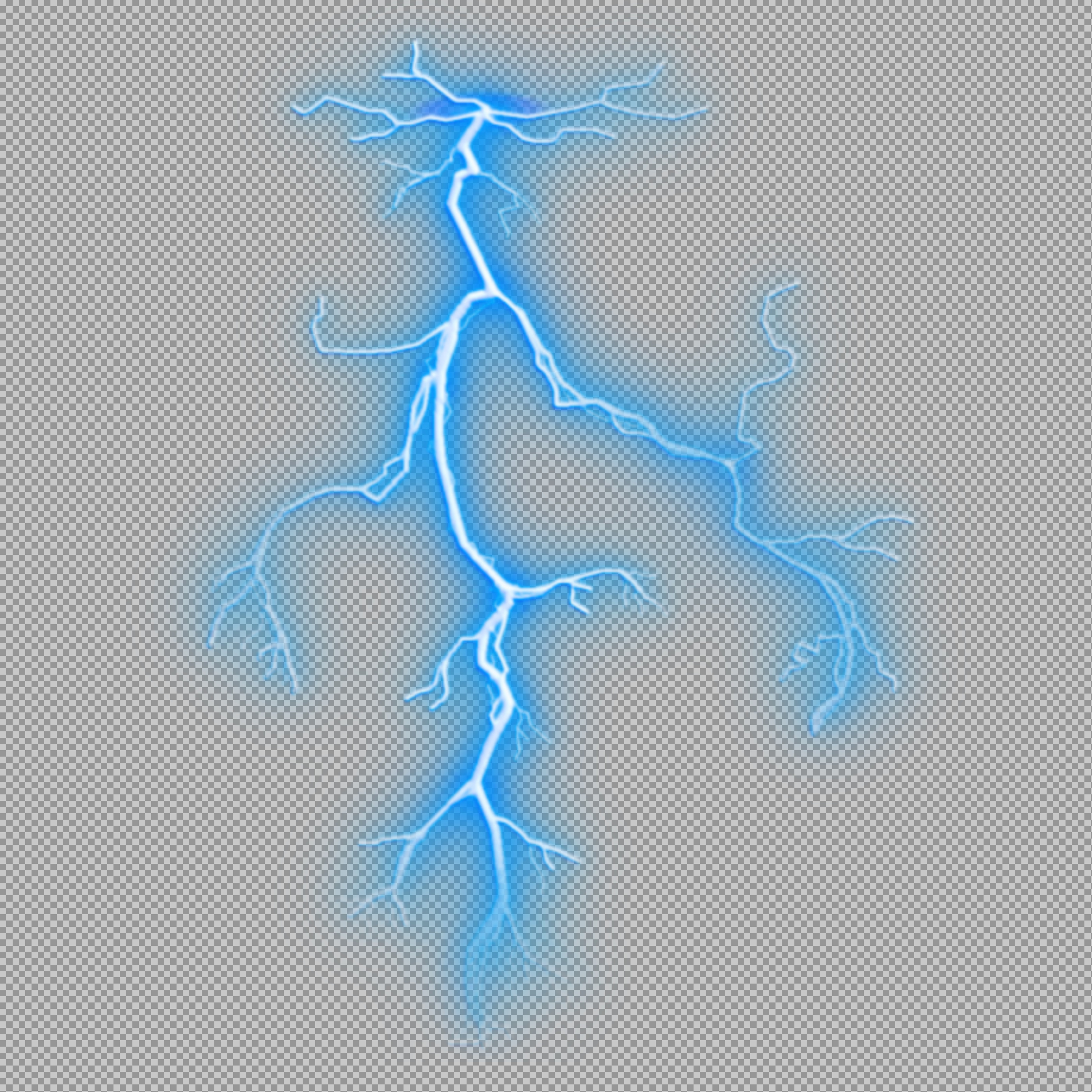 Blue Magic & Sci-Fi Energy Effect PNG