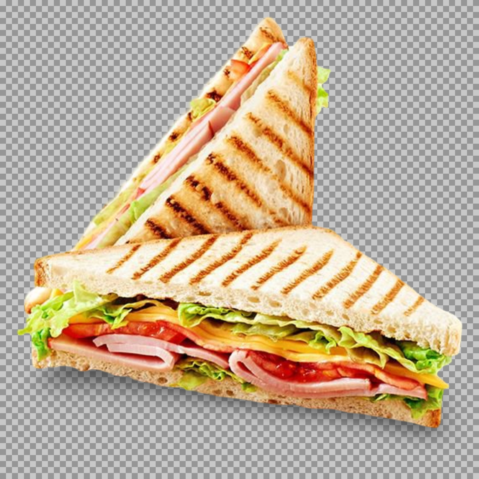 Grilled Sandwich PNG Free Download | Transparent