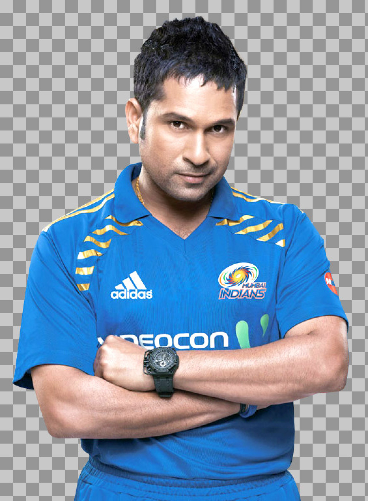 Sachin Tendulkar Mumbai Indians PNG | Cricket Legend...