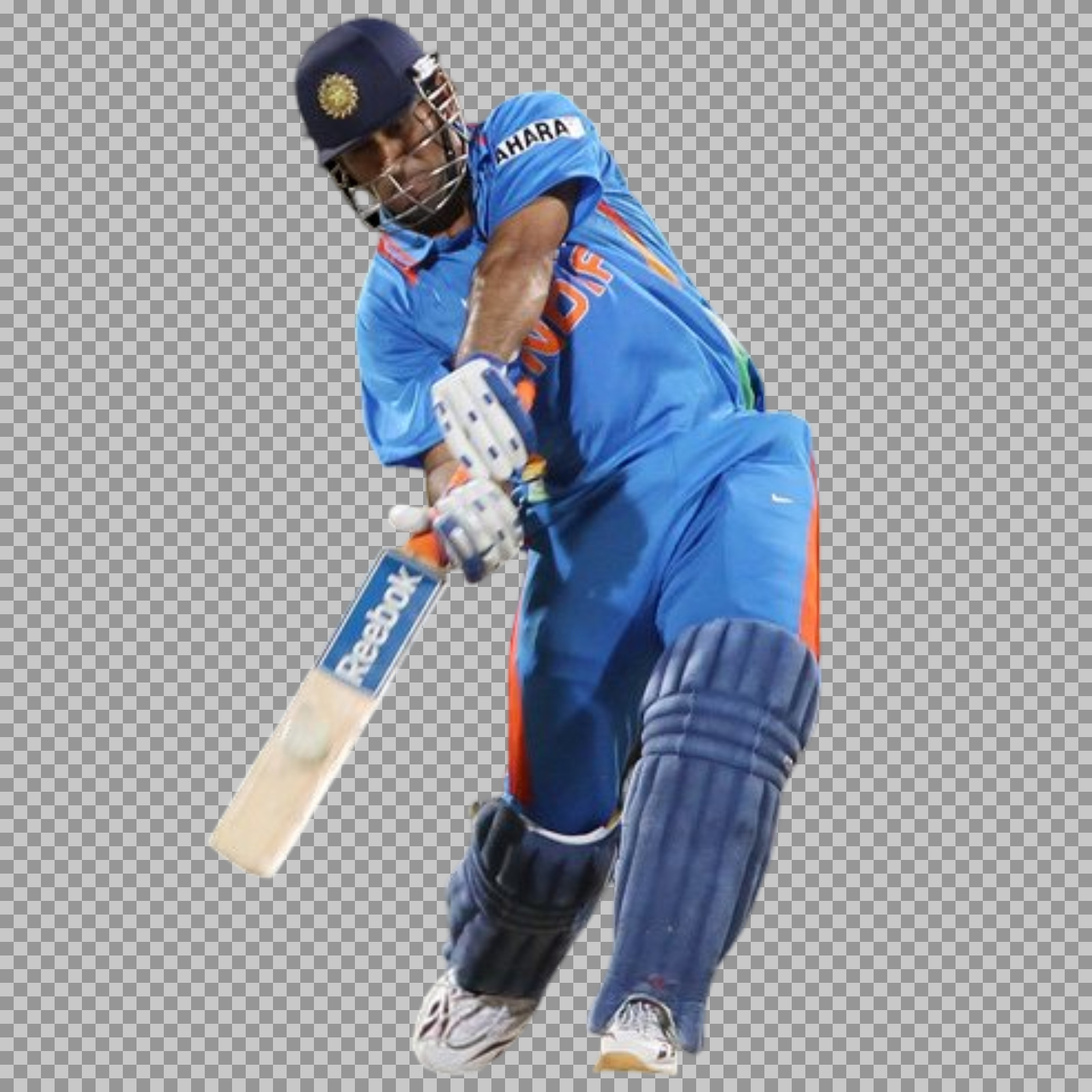 MS Dhoni Batting Action PNG | Team India Cricketer...