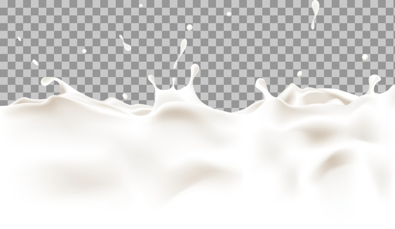 Milk Splash PNG | Transparent Wave & Droplets Background...