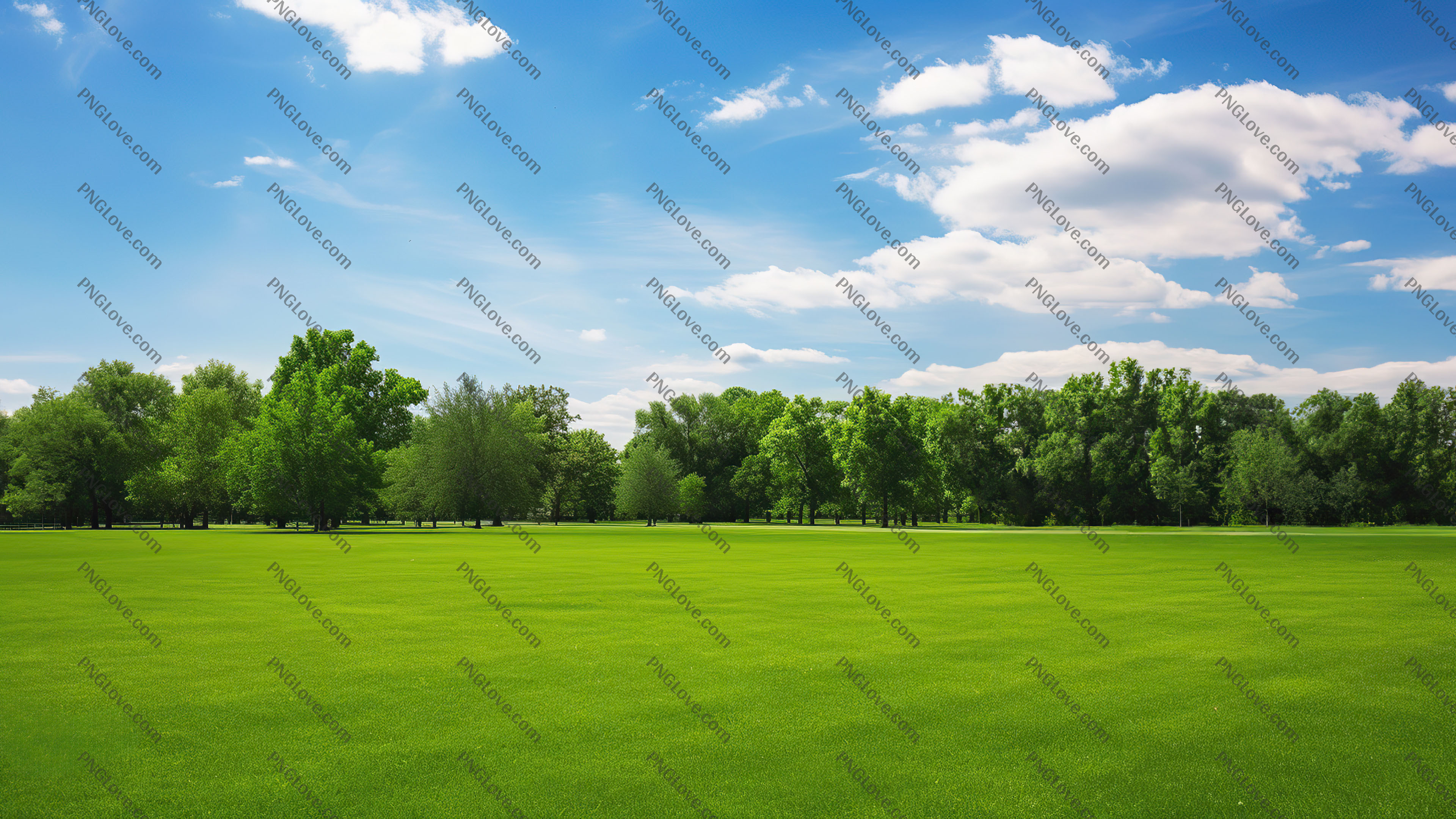 Serene Park & Green Field | Thumbnail Background
