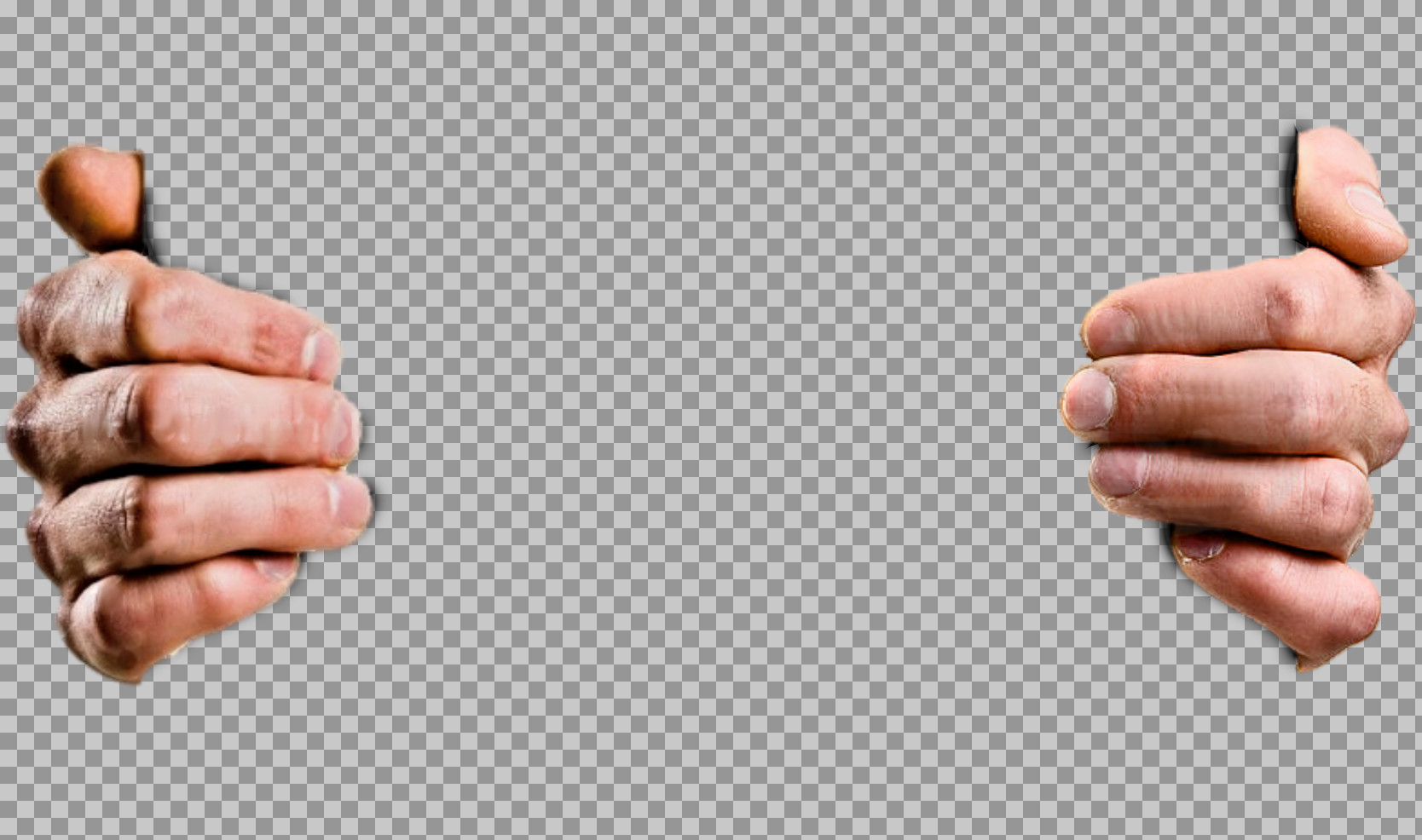 Two Thumbs Up PNG | Hands Framing Transparent Graphic