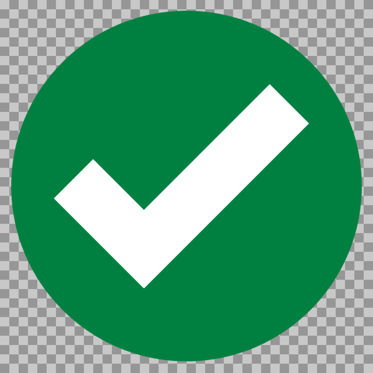 Free Green Tick Icon PNG for Download