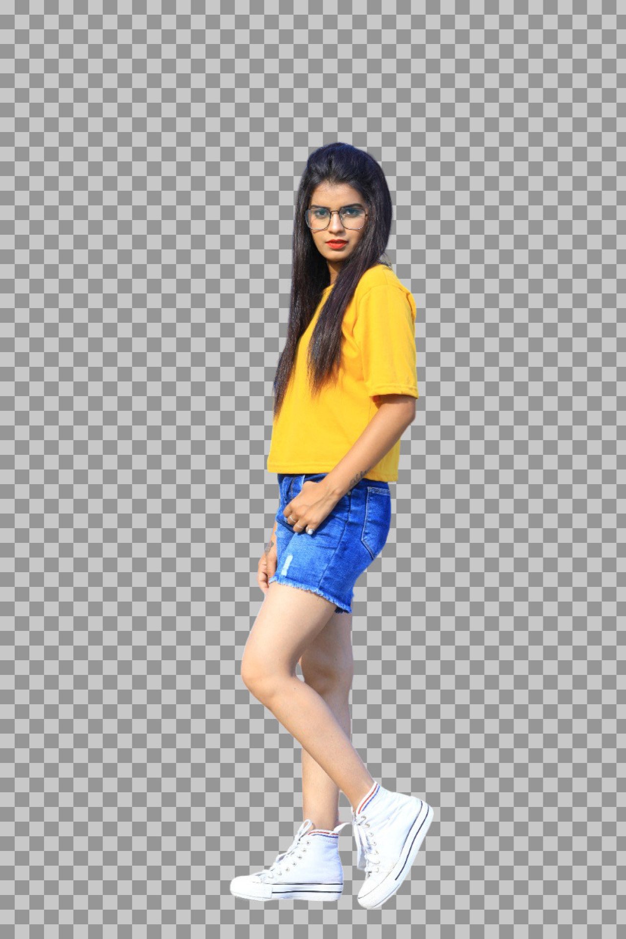 Indian cute girl PNG transparent image
