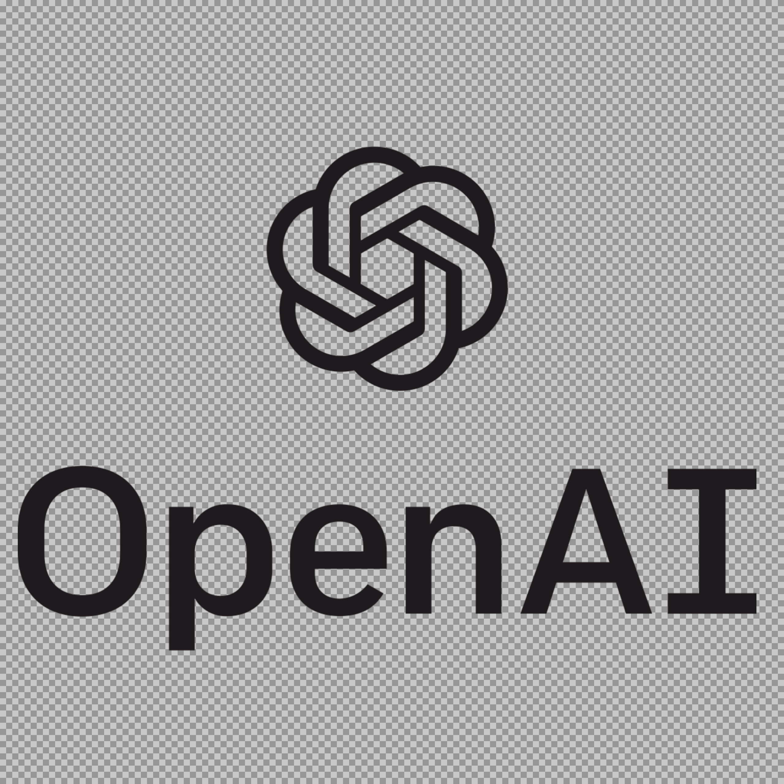 Official OpenAI Logo PNG | AI & Technology Branding