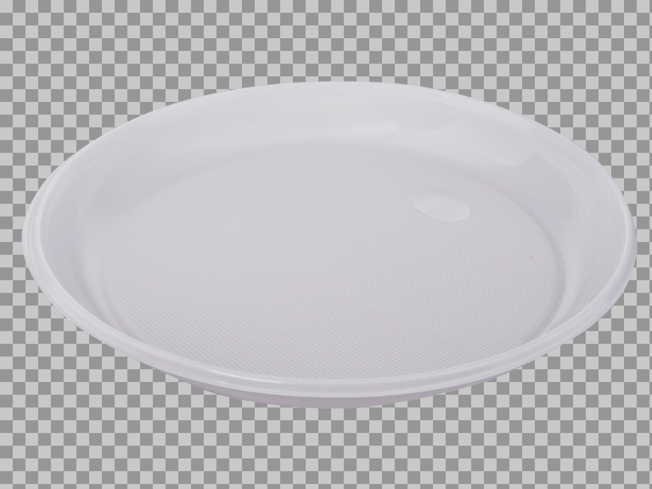 Round White Plastic Plate | Disposable Party & Catering Supplies