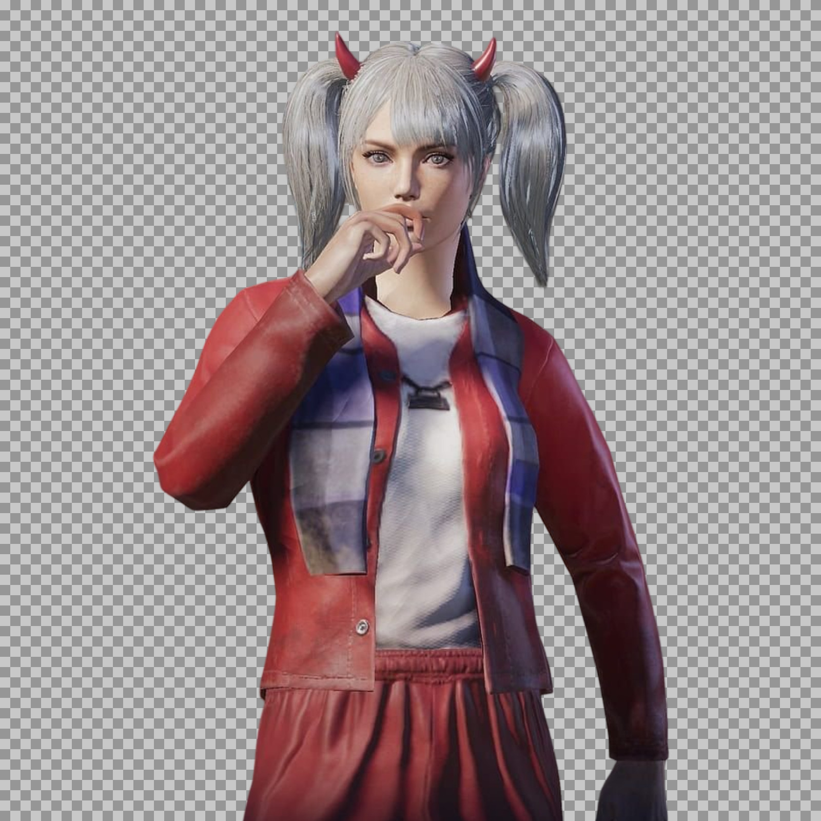 Devil Girl Game Character PNG | Transparent Background