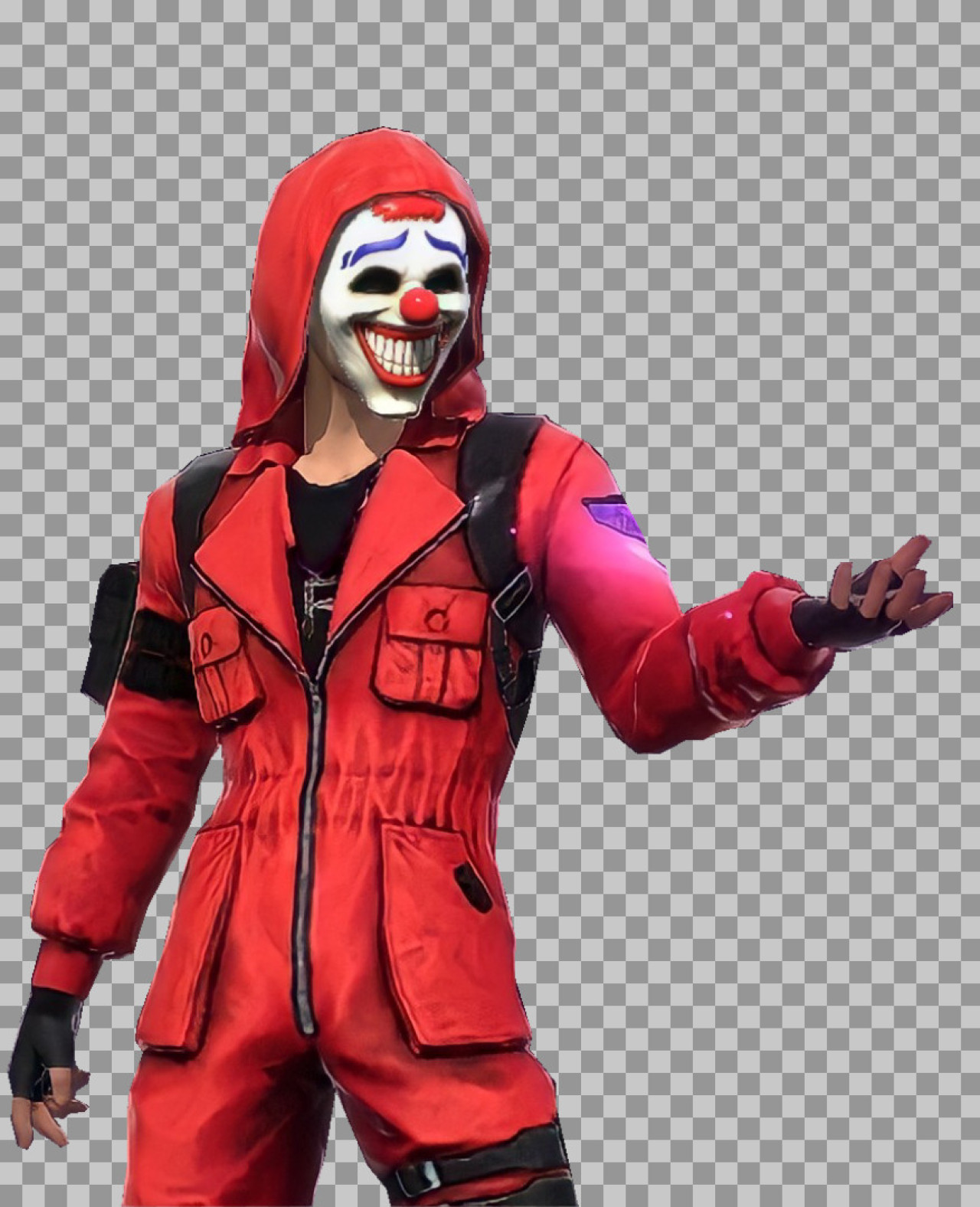 Free Fire Red Criminal Bundle PNG | Download Transparent Image