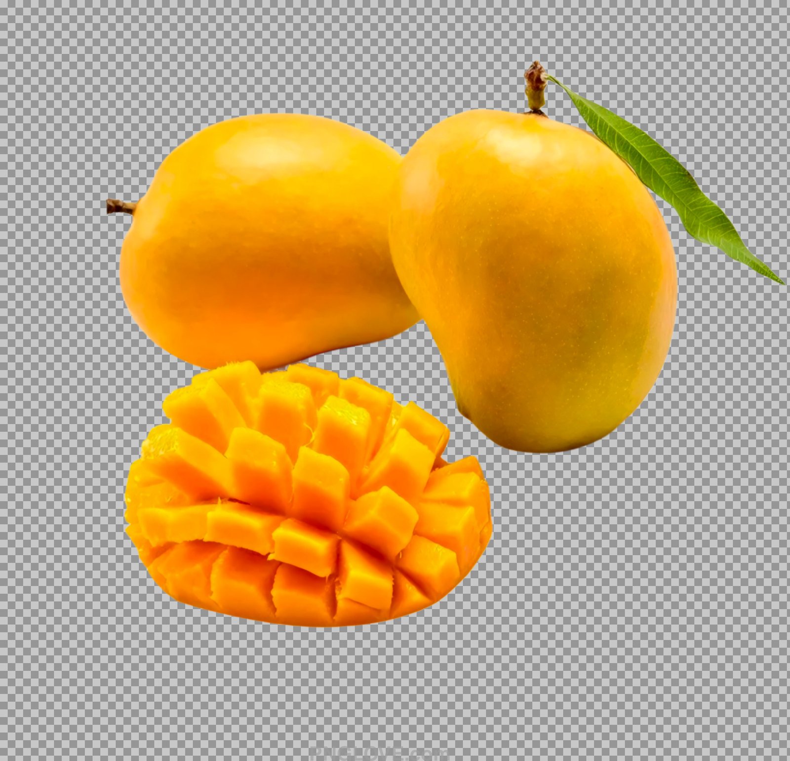 Mango Cut In Half free PNG image download