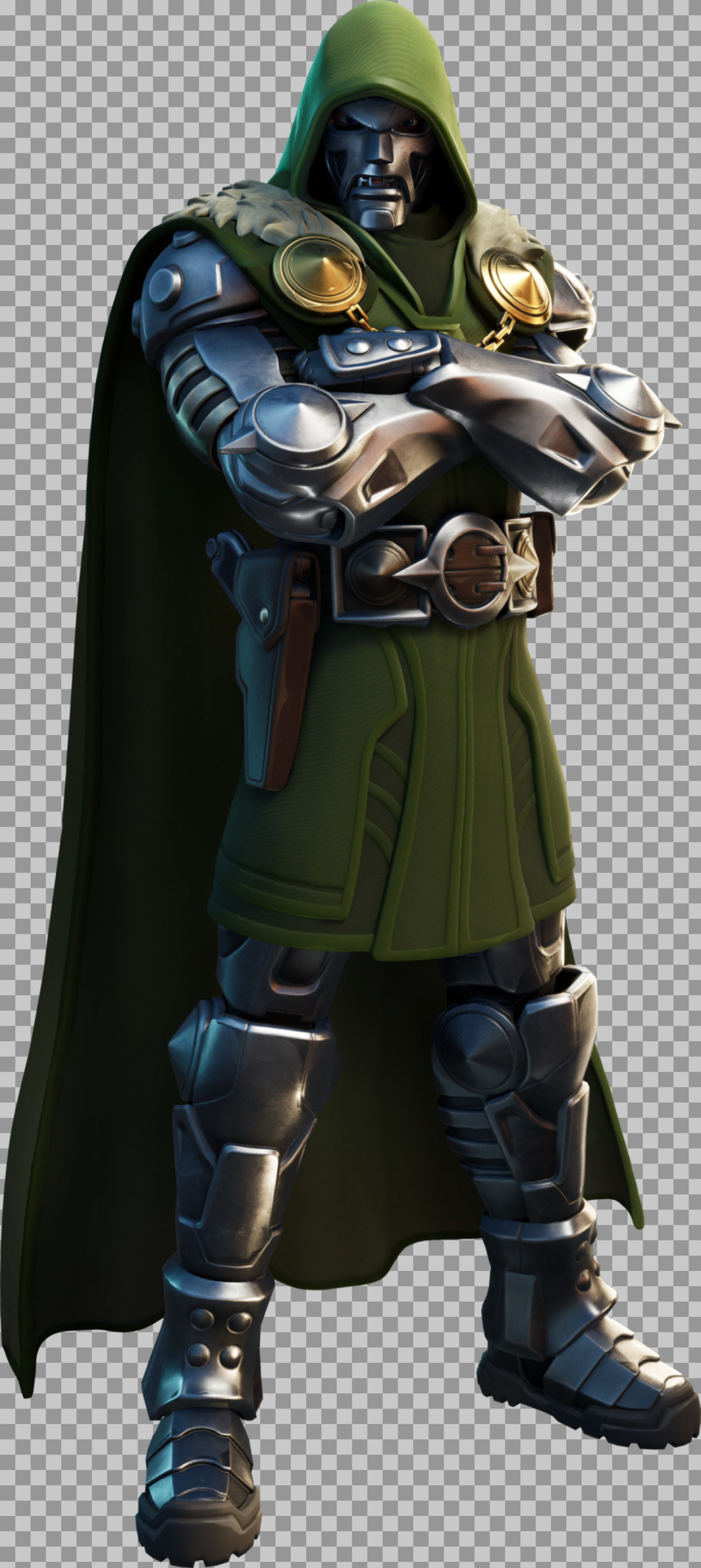 Doctor Doom PNG Image - High-Resolution Marvel Villain Render