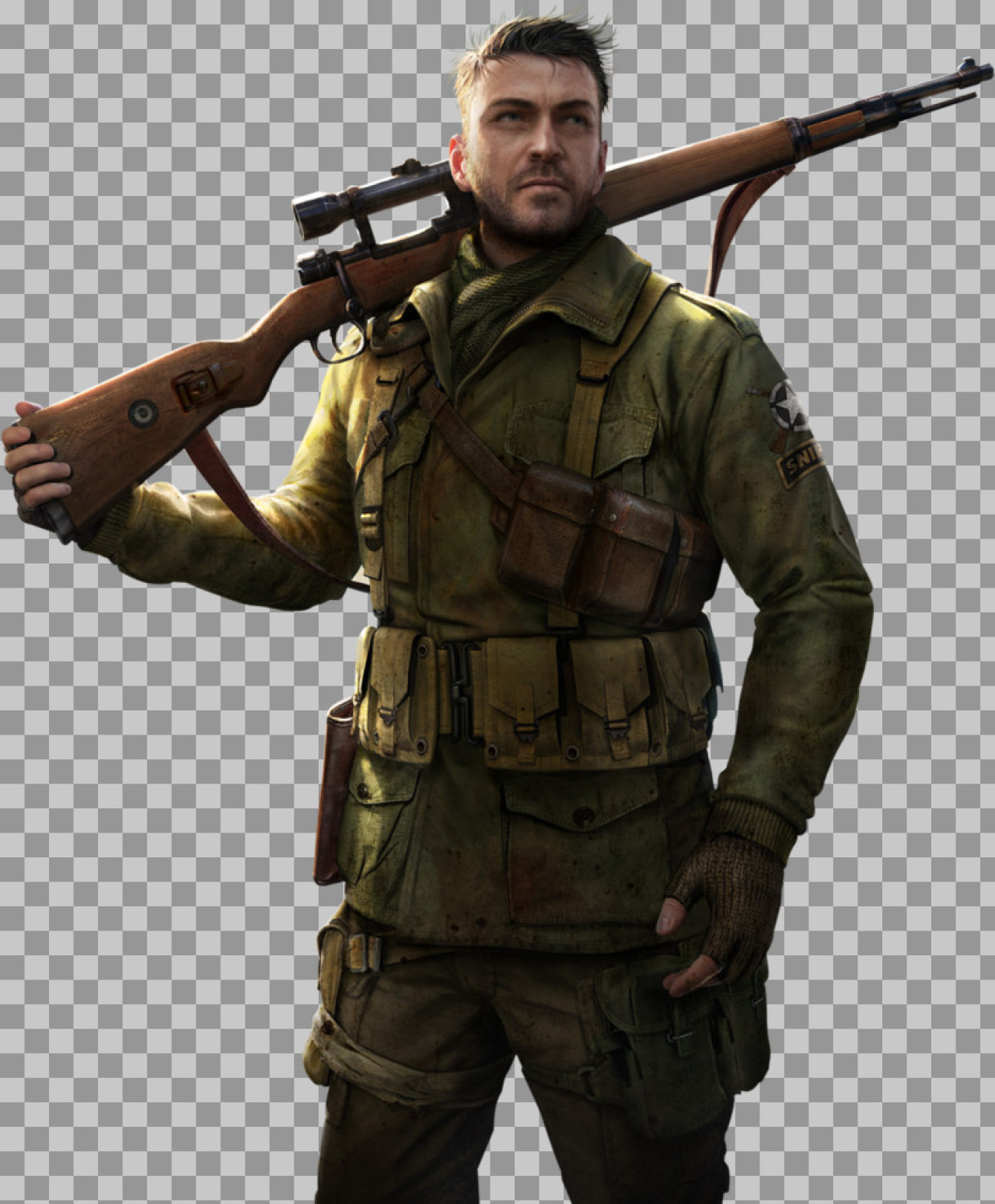 Karl Fairburne PNG Image - High-Resolution Sniper Elite Protagonist...