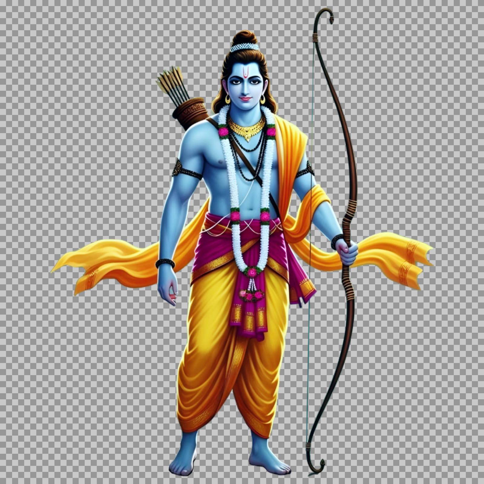 Lord Ram Transparent PNG Image (No Background) | Shree Ram Art