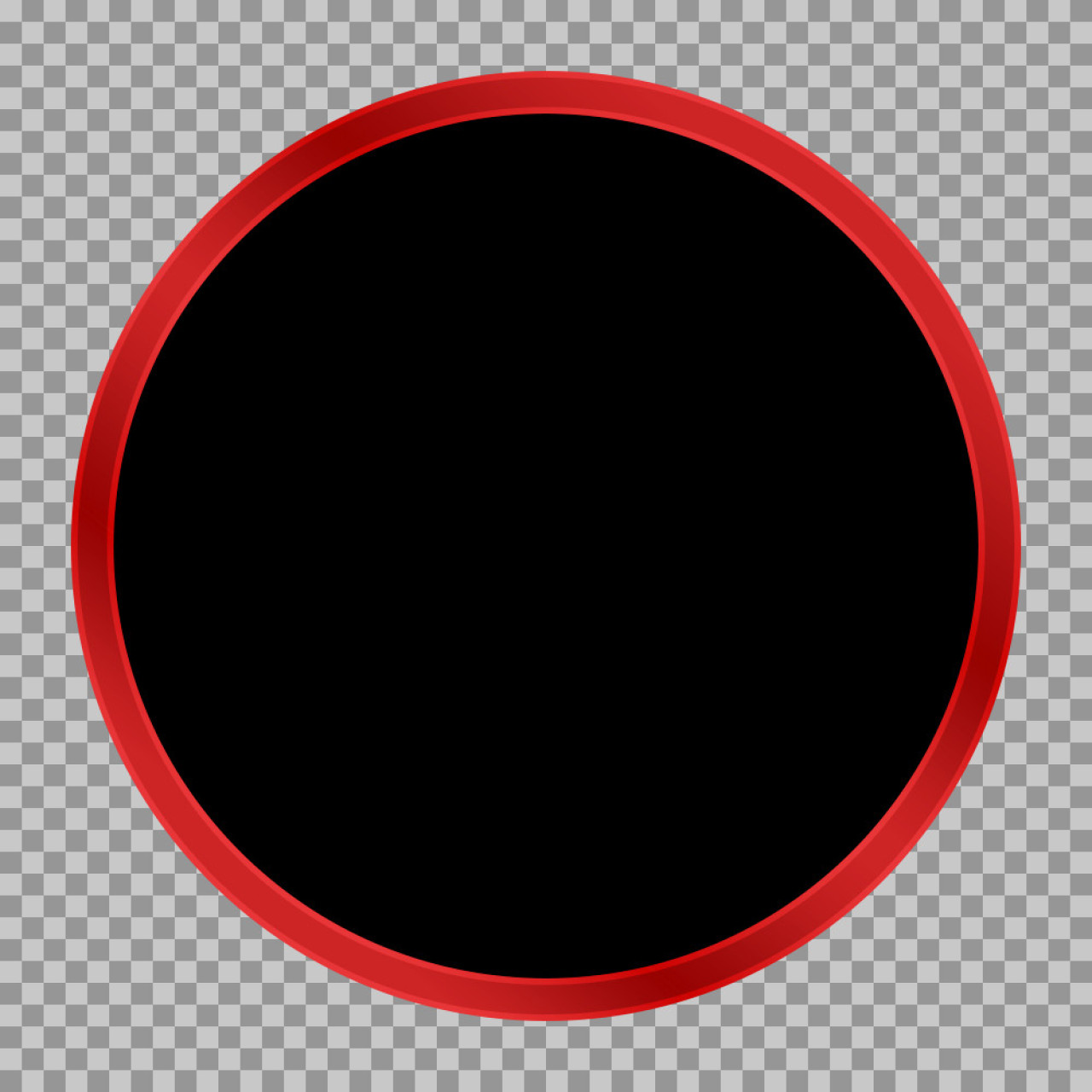 Free Red Circle Frame PNG | Transparent & 3D
