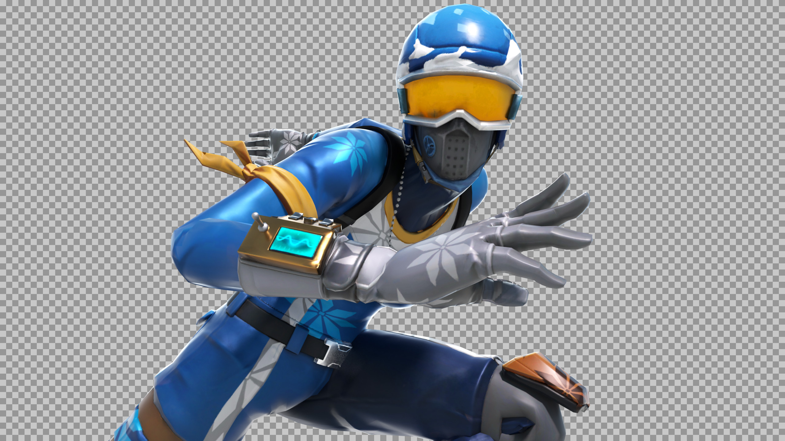 Fortnite Zenith Skin PNG | Transparent Winter Character Image
