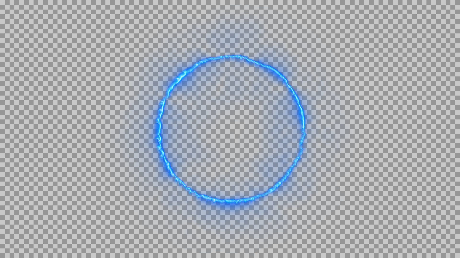 Glowing Blue Fire Ring PNG | Abstract Energy Effect...