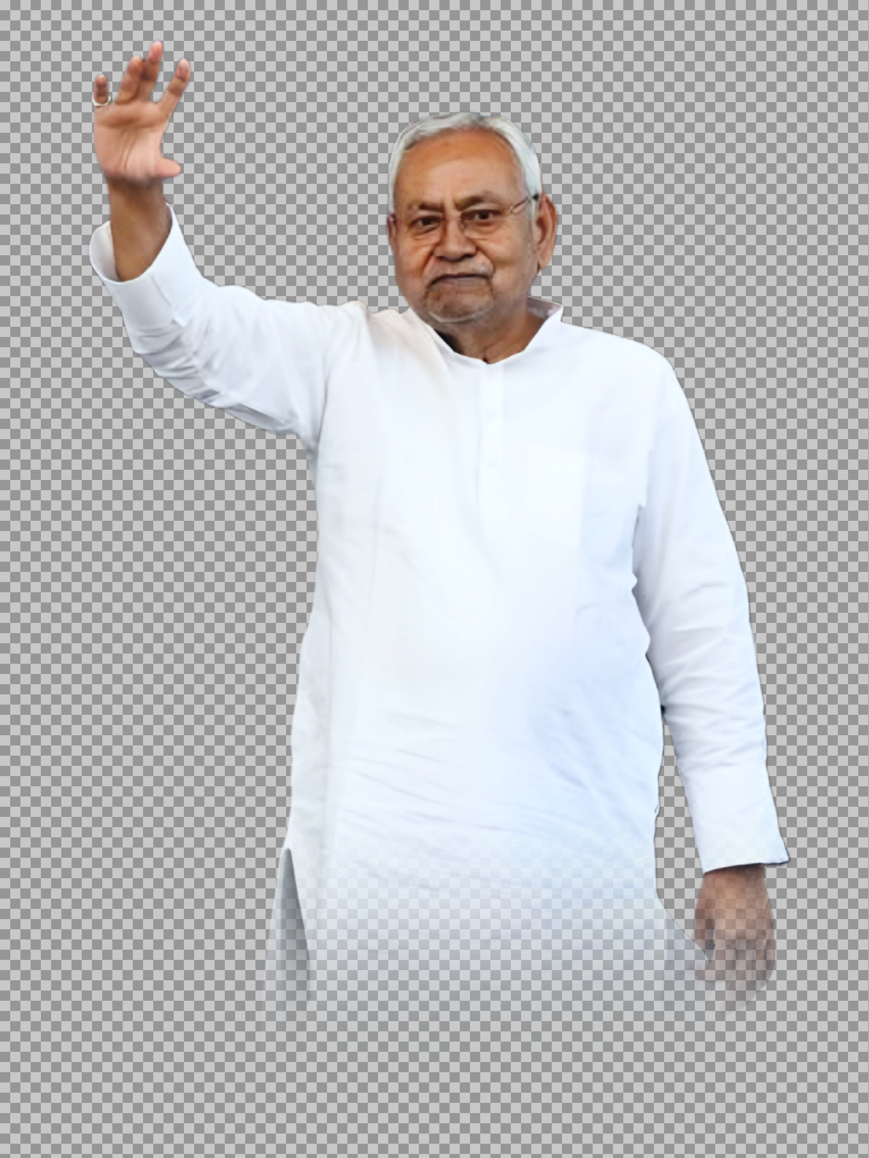 Nitish Kumar Waving PNG | Transparent Image of Bihar CM...