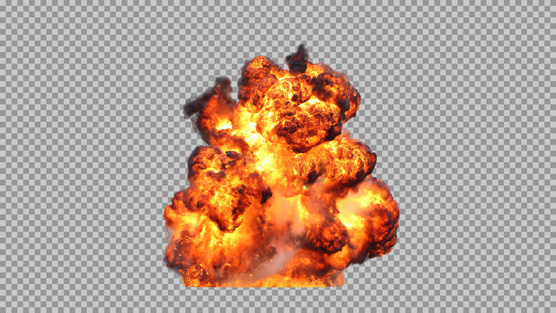 Explosion PNG with Transparent Background | Realistic VFX Asset
