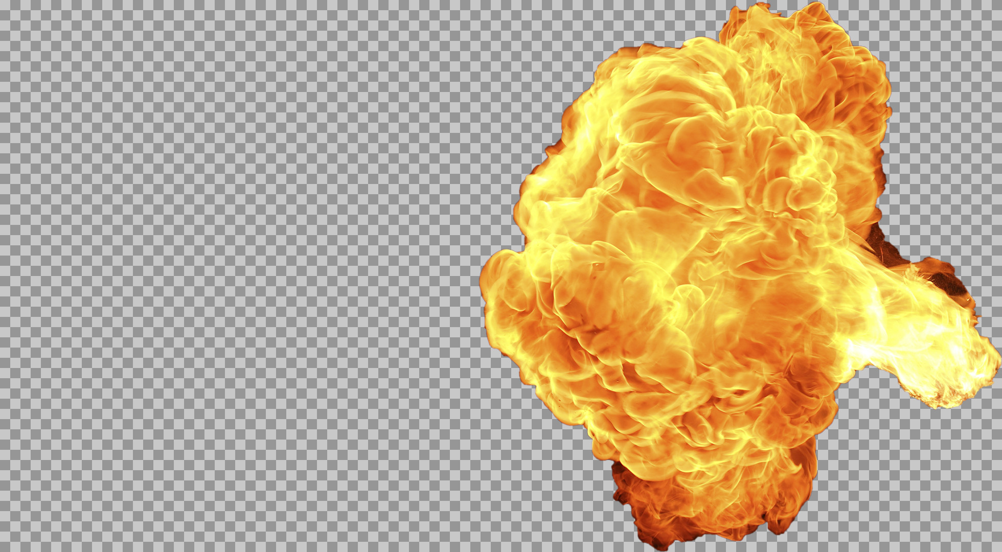 Explosion PNG with Transparent Background | Fireball Asset