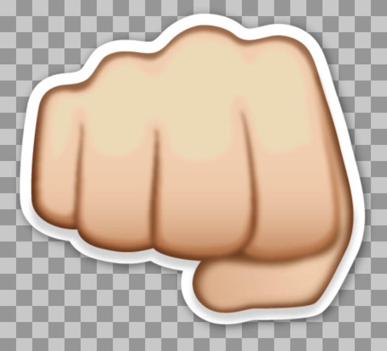 Fist Bump Emoji PNG | Free Transparent Oncoming Fist Icon...