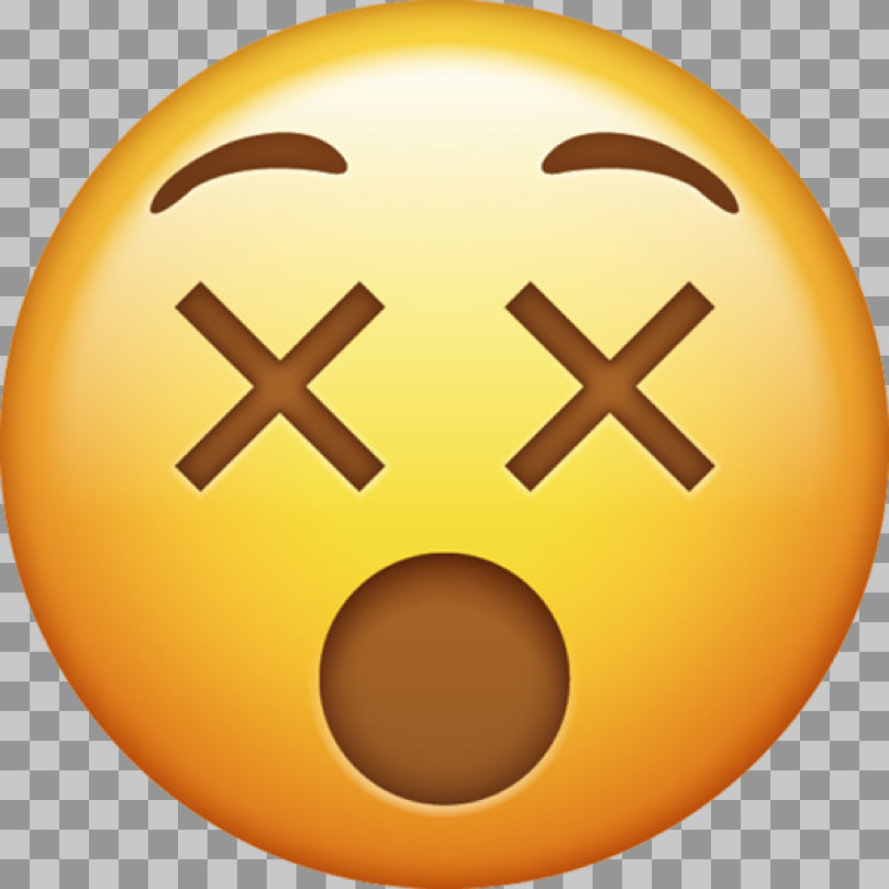 Dizzy Face Emoji PNG | Free Download | Knocked-Out Face ๐ต