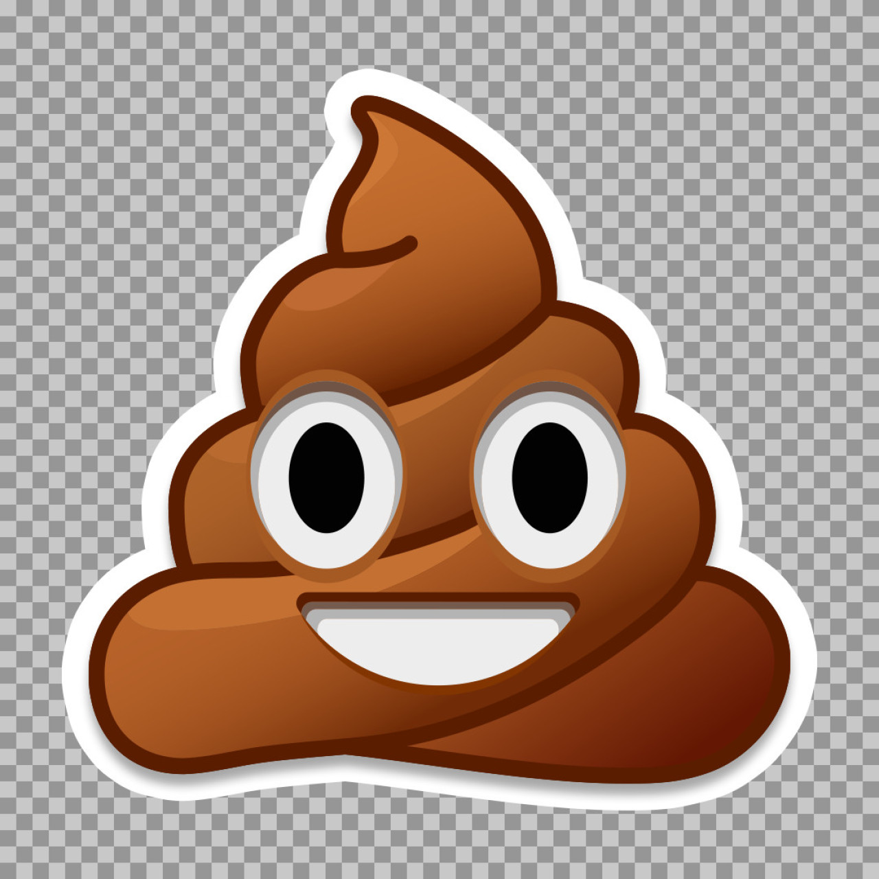 Free Pile of Poo Emoji PNG | Smiling Poop Icon...