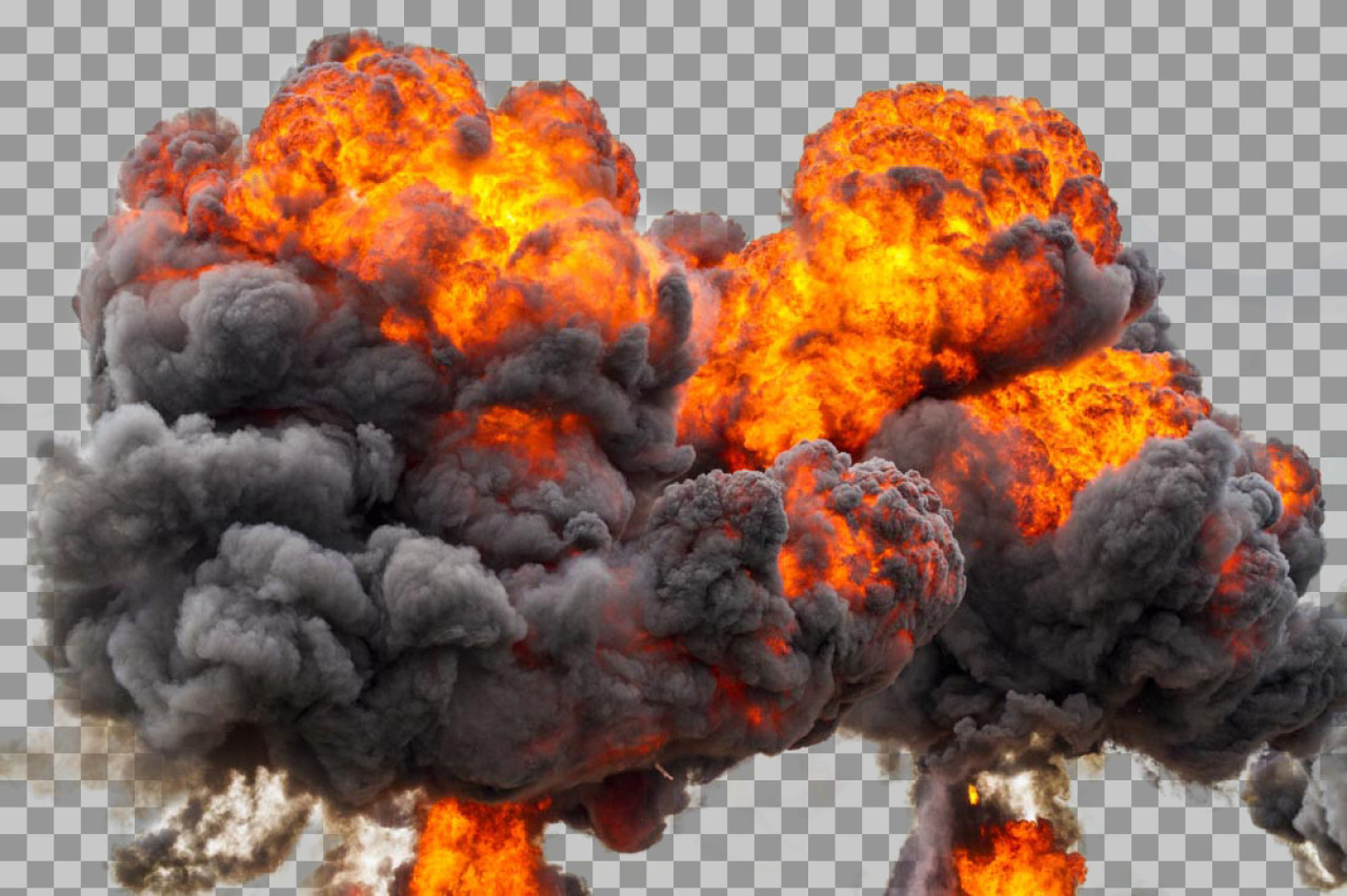 Explosion PNG | Free Realistic Fire & Smoke Graphic