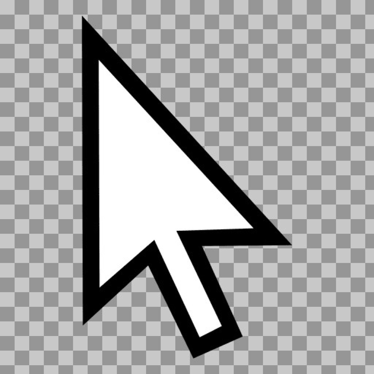 Classic Arrow Cursor PNG | Mouse Pointer Icon...