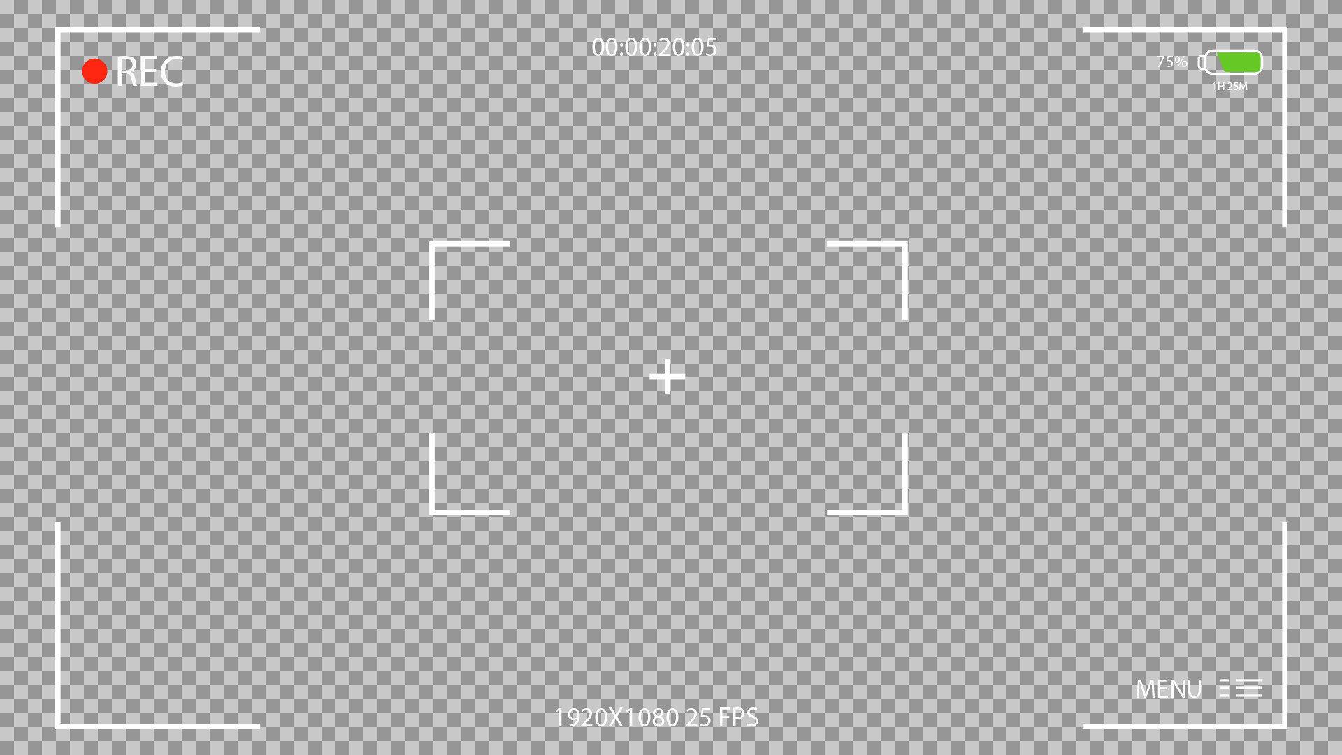 Camera Viewfinder Overlay PNG | Free Transparent Recording Screen...